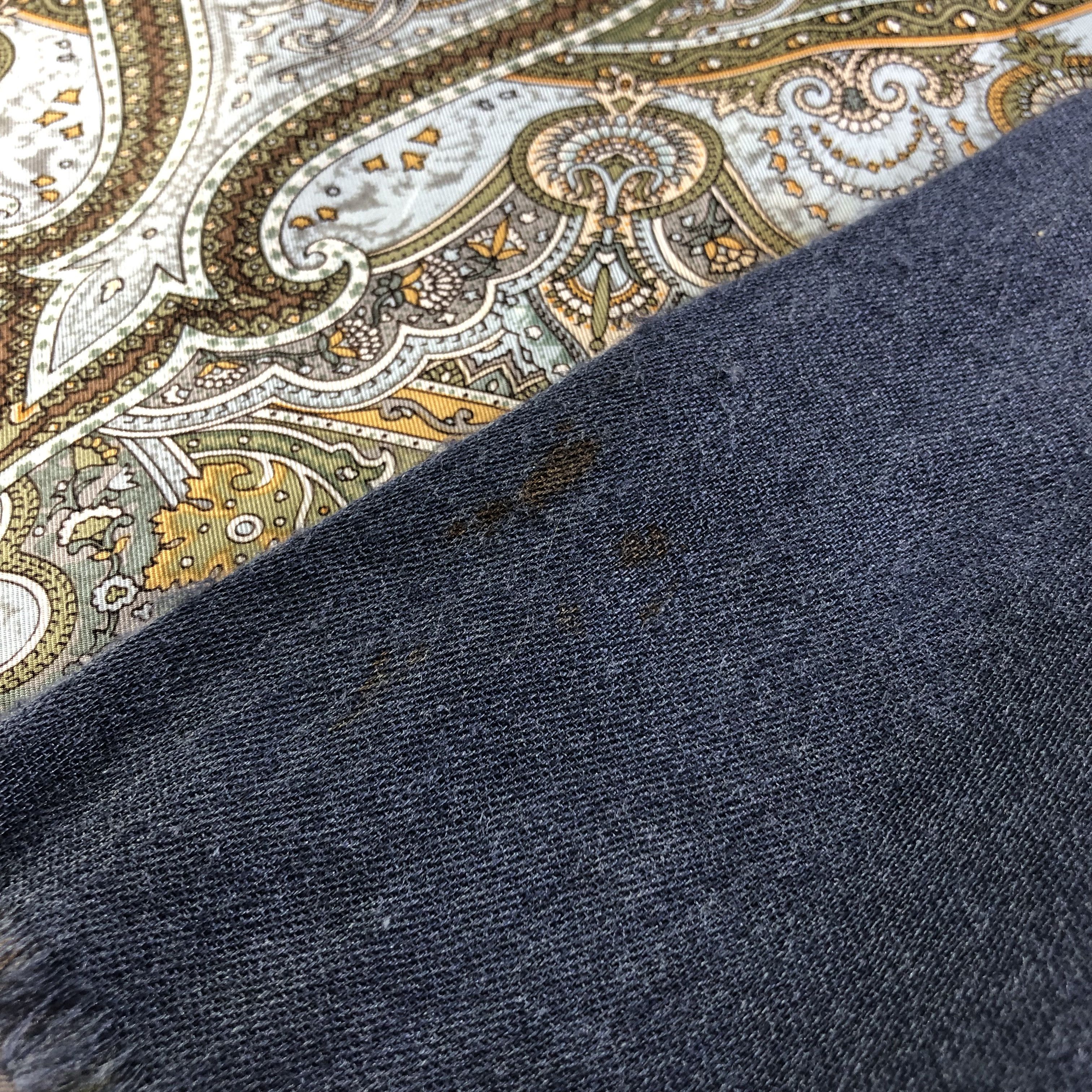 Vintage Luxury Paisley Silk/Wool Scarf Muffler Neckwear V2278 Size ONE SIZE - 6 Thumbnail