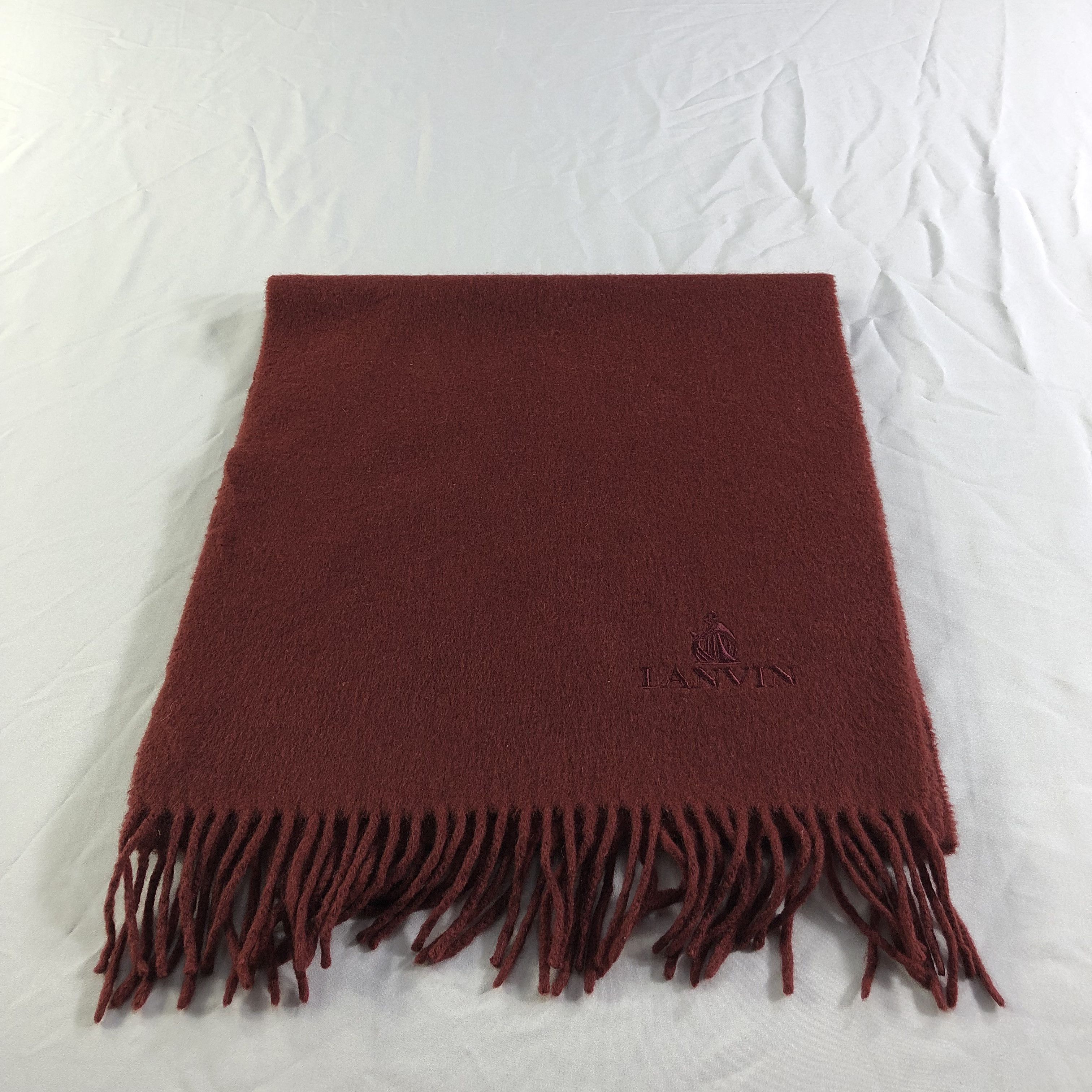 Lanvin Lanvin Cashmere Scarf Muffler Neckwear V2279 Size ONE SIZE - 3 Thumbnail