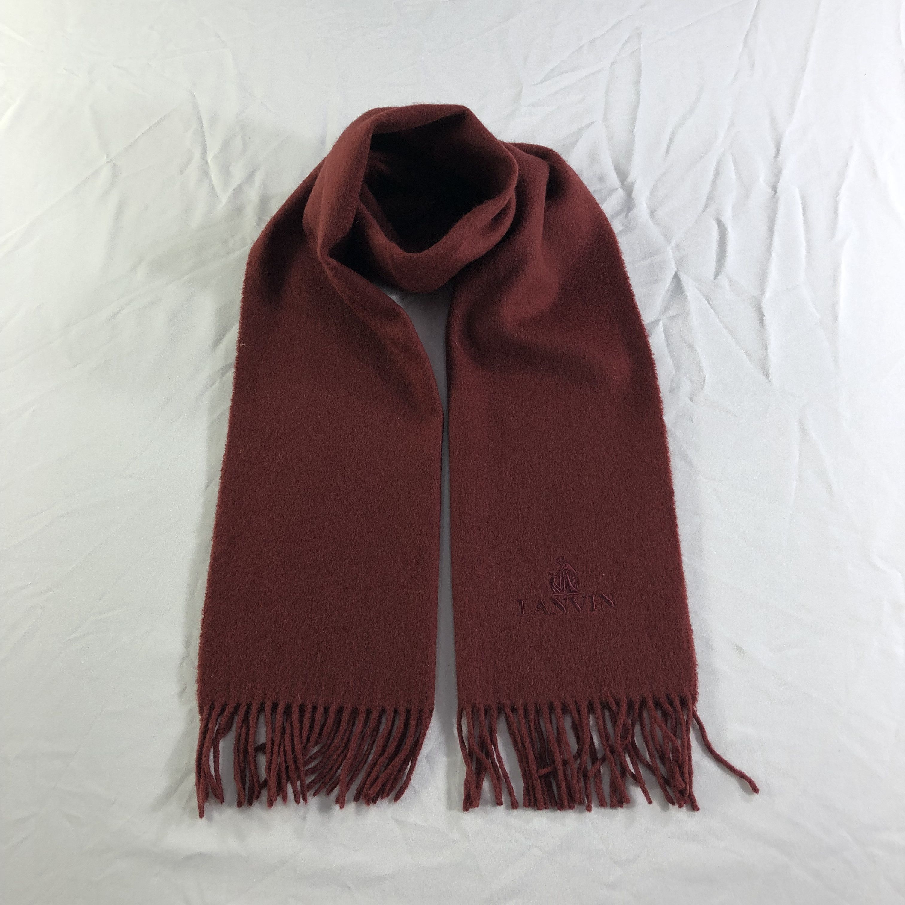 Lanvin Lanvin Cashmere Scarf Muffler Neckwear V2279 Size ONE SIZE - 1 Thumbnail