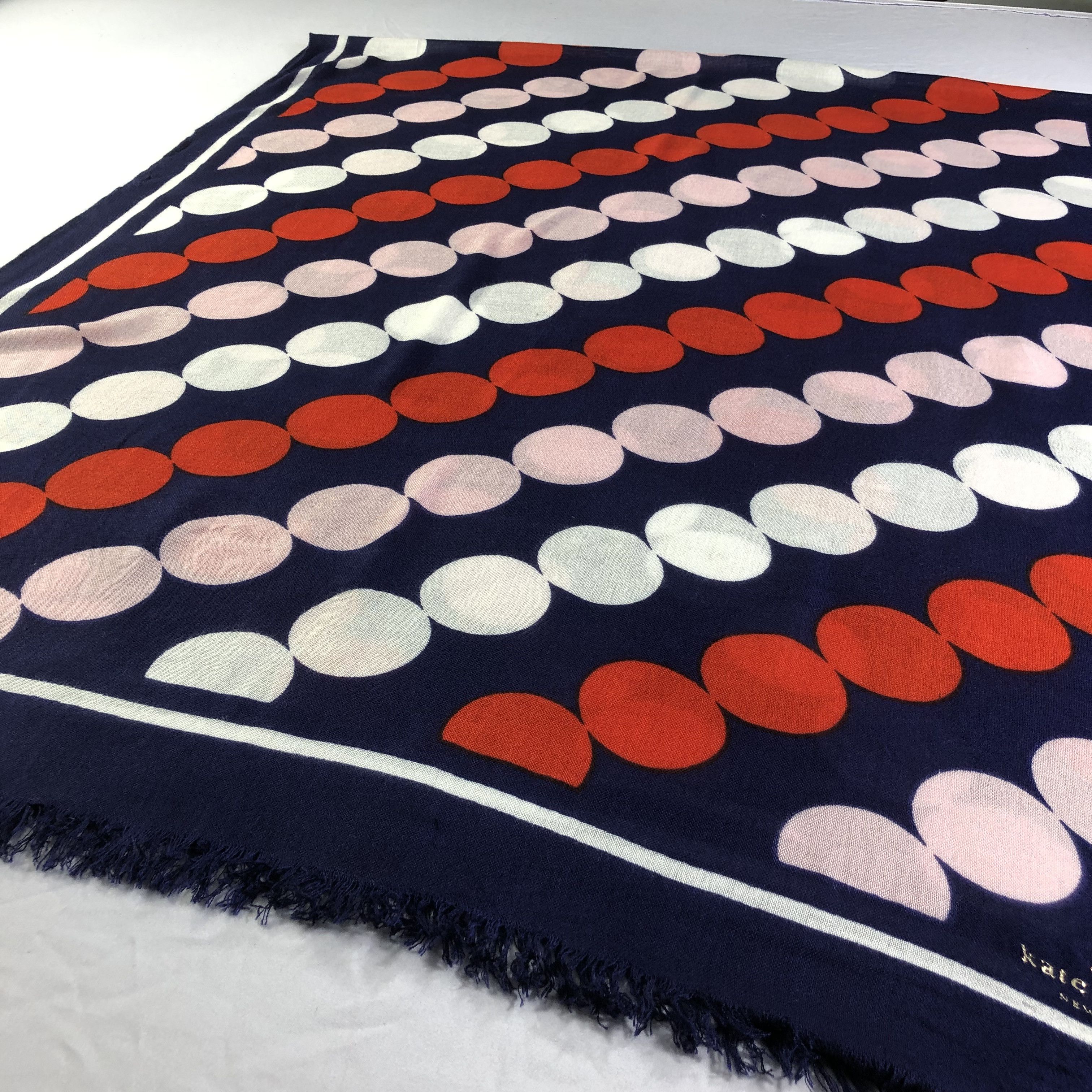 Vintage Kate Spade Polka Dots Scarf Muffler Neckwear V2280 Size ONE SIZE - 3 Thumbnail