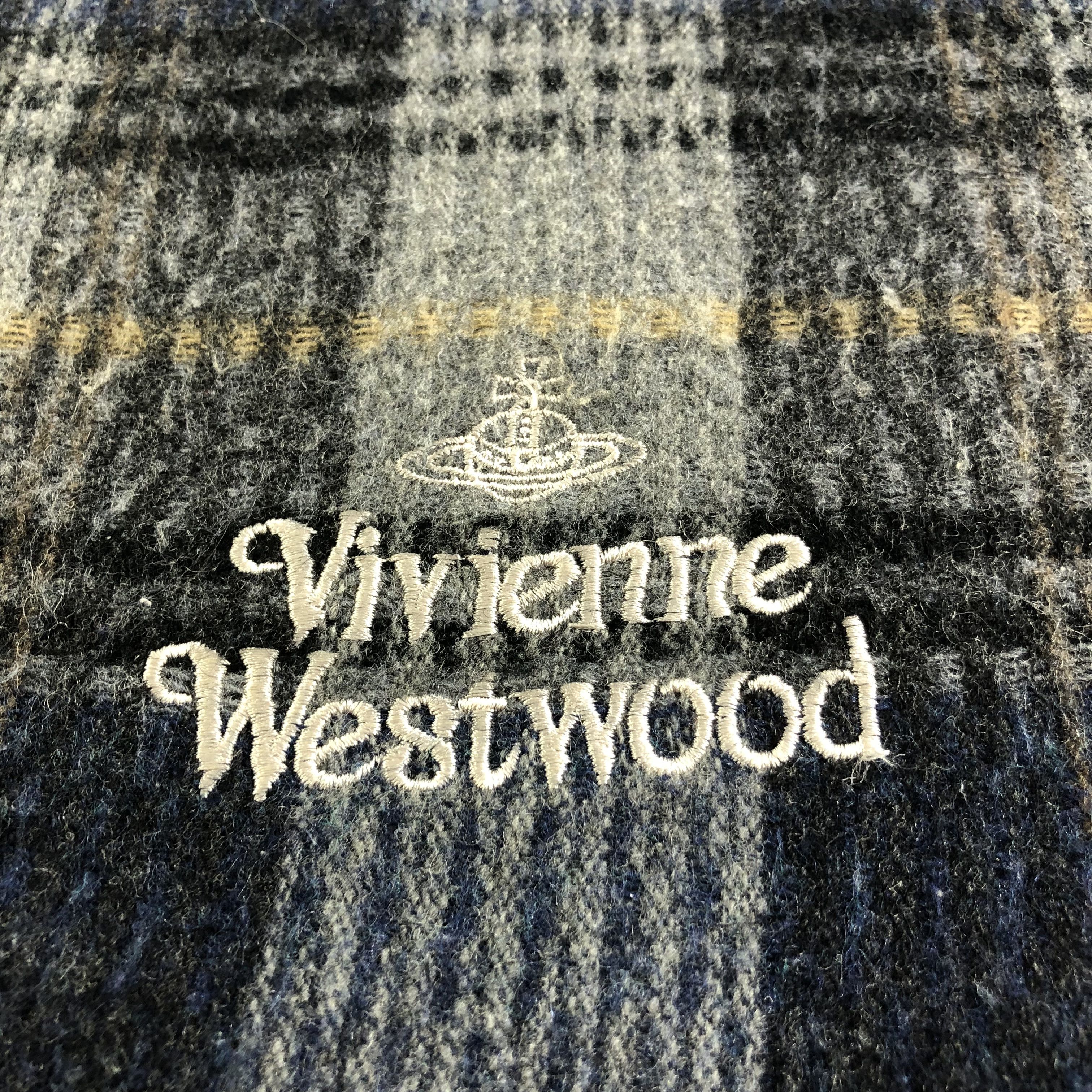 Vivienne Westwood Vivienne Westwood Tartan Wool Scarf Muffler Neckwear V2285 Size ONE SIZE - 4 Thumbnail