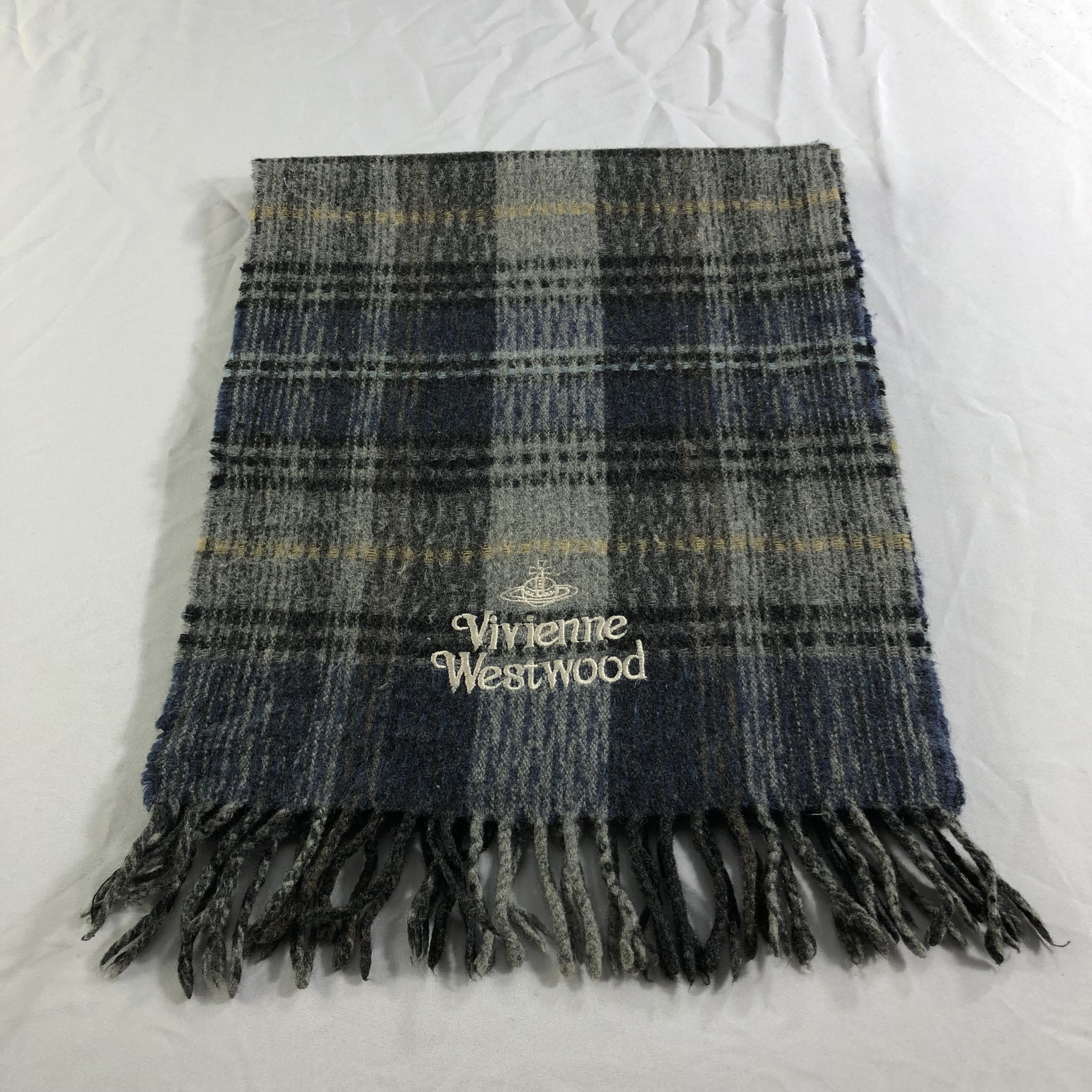Vivienne Westwood Vivienne Westwood Tartan Wool Scarf Muffler Neckwear V2285 Size ONE SIZE - 2 Thumbnail