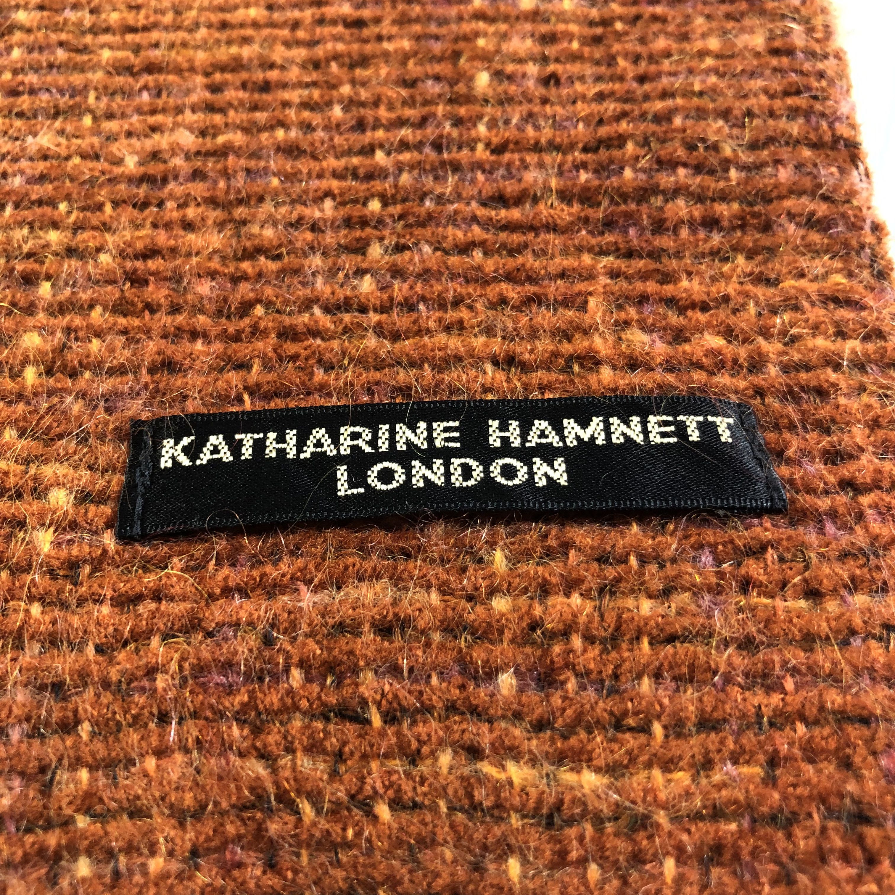 Katharine Hamnett London Katharine Hamnett London Wool Scarf Muffler Neckwear V2310 Size ONE SIZE - 4 Thumbnail