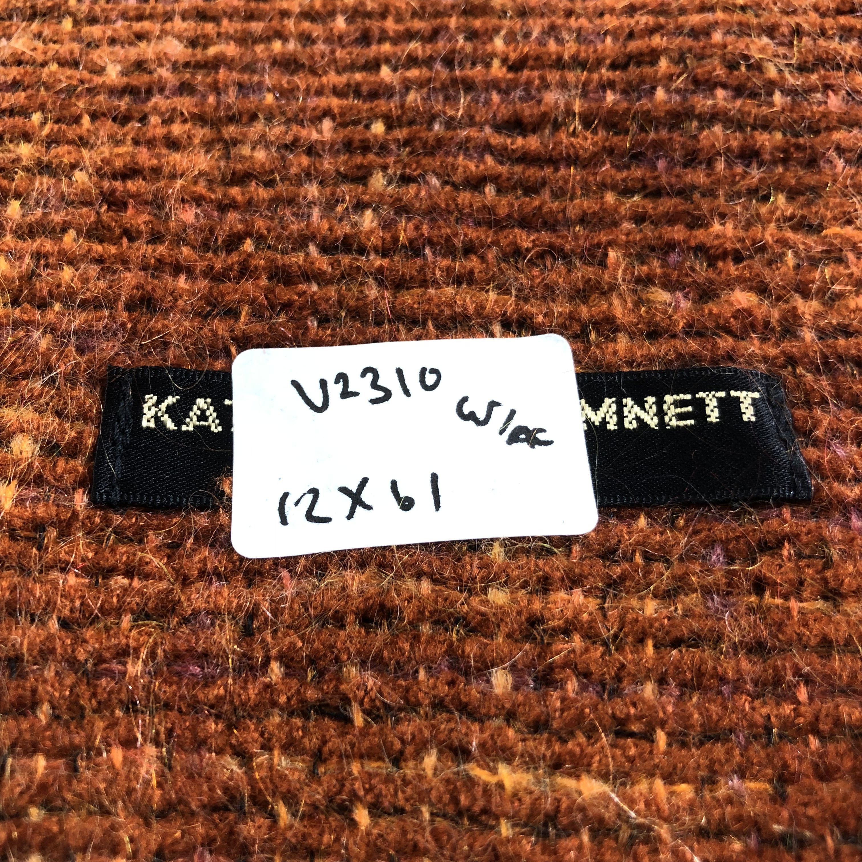 Katharine Hamnett London Katharine Hamnett London Wool Scarf Muffler Neckwear V2310 Size ONE SIZE - 5 Thumbnail