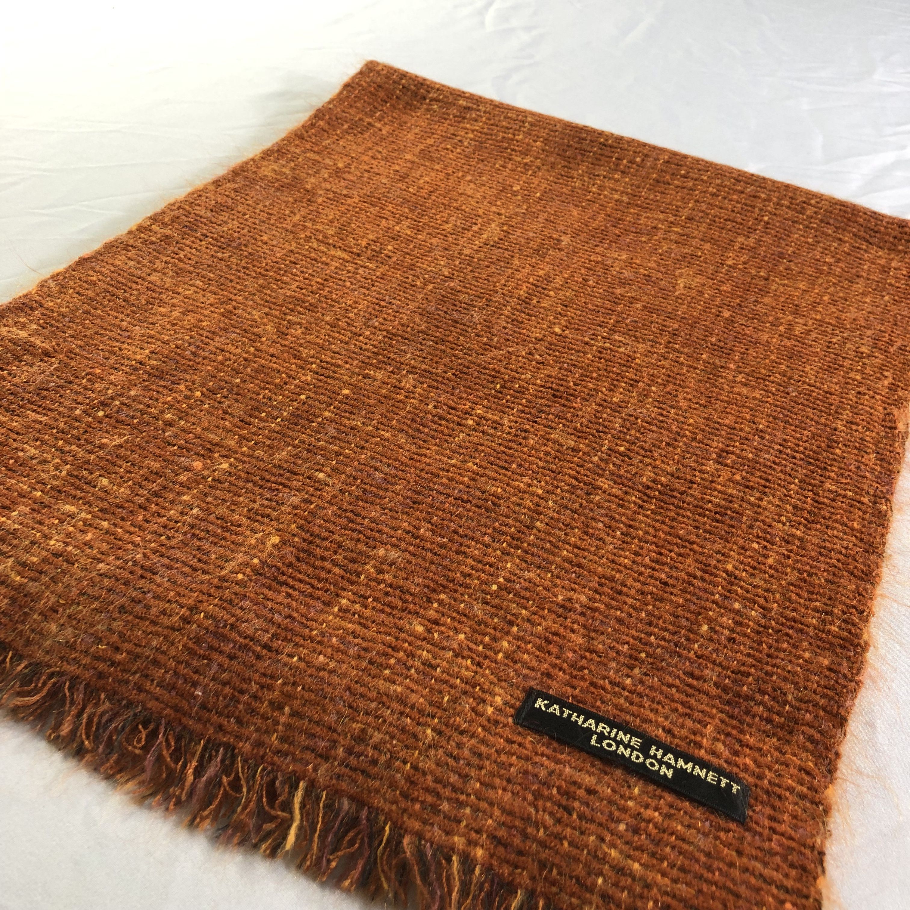 Katharine Hamnett London Katharine Hamnett London Wool Scarf Muffler Neckwear V2310 Size ONE SIZE - 3 Thumbnail