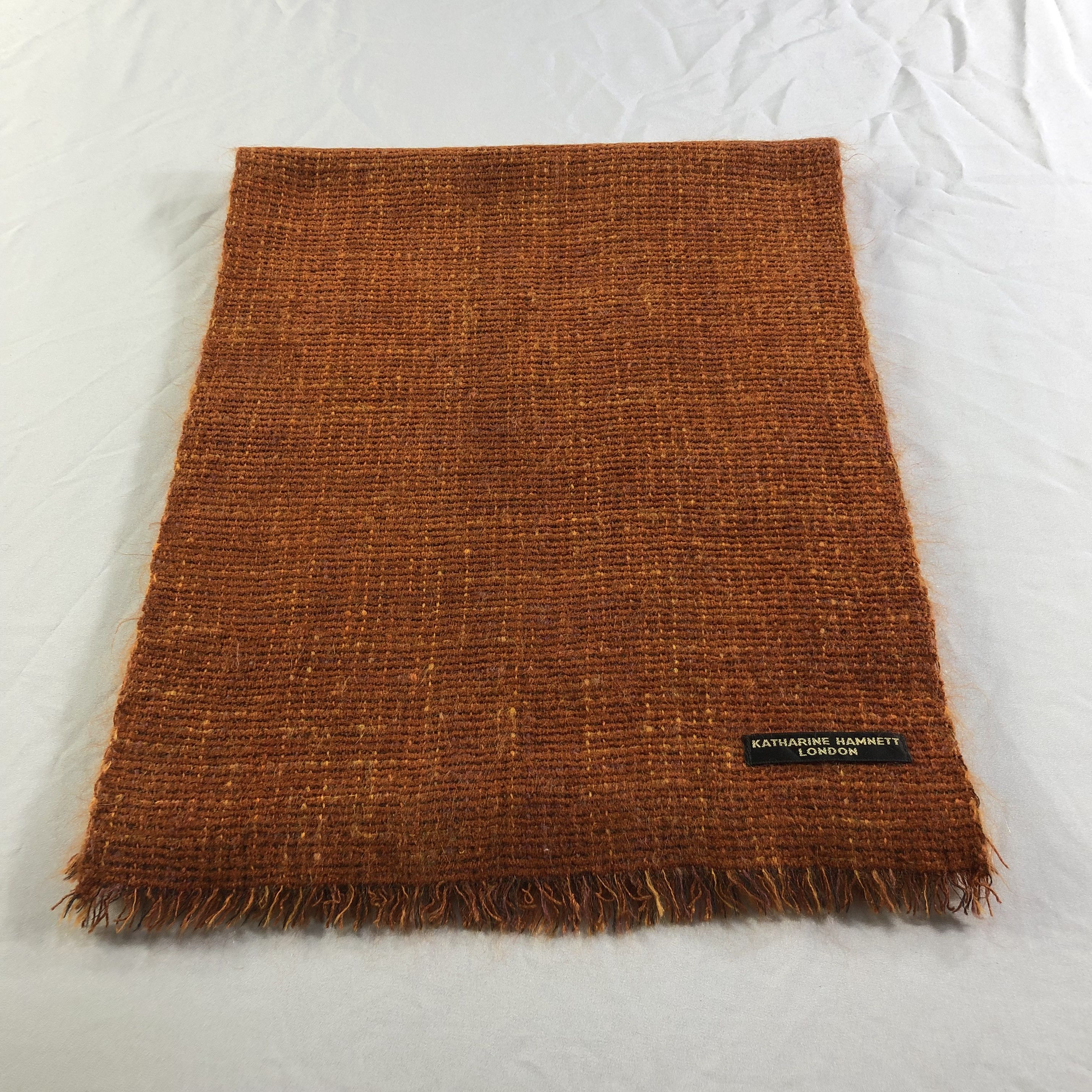 Katharine Hamnett London Katharine Hamnett London Wool Scarf Muffler Neckwear V2310 Size ONE SIZE - 2 Thumbnail