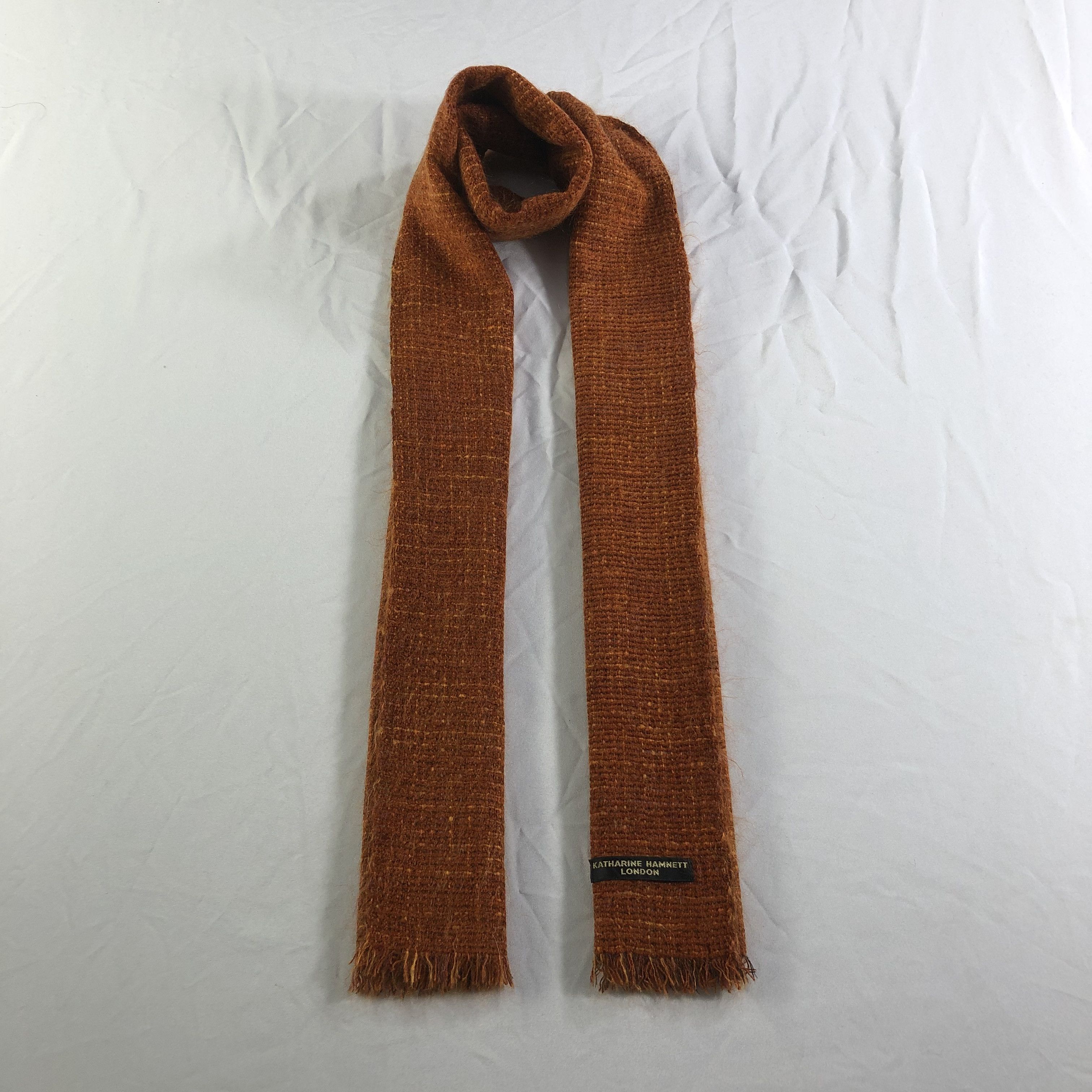 Katharine Hamnett London Katharine Hamnett London Wool Scarf Muffler Neckwear V2310 Size ONE SIZE - 1 Thumbnail
