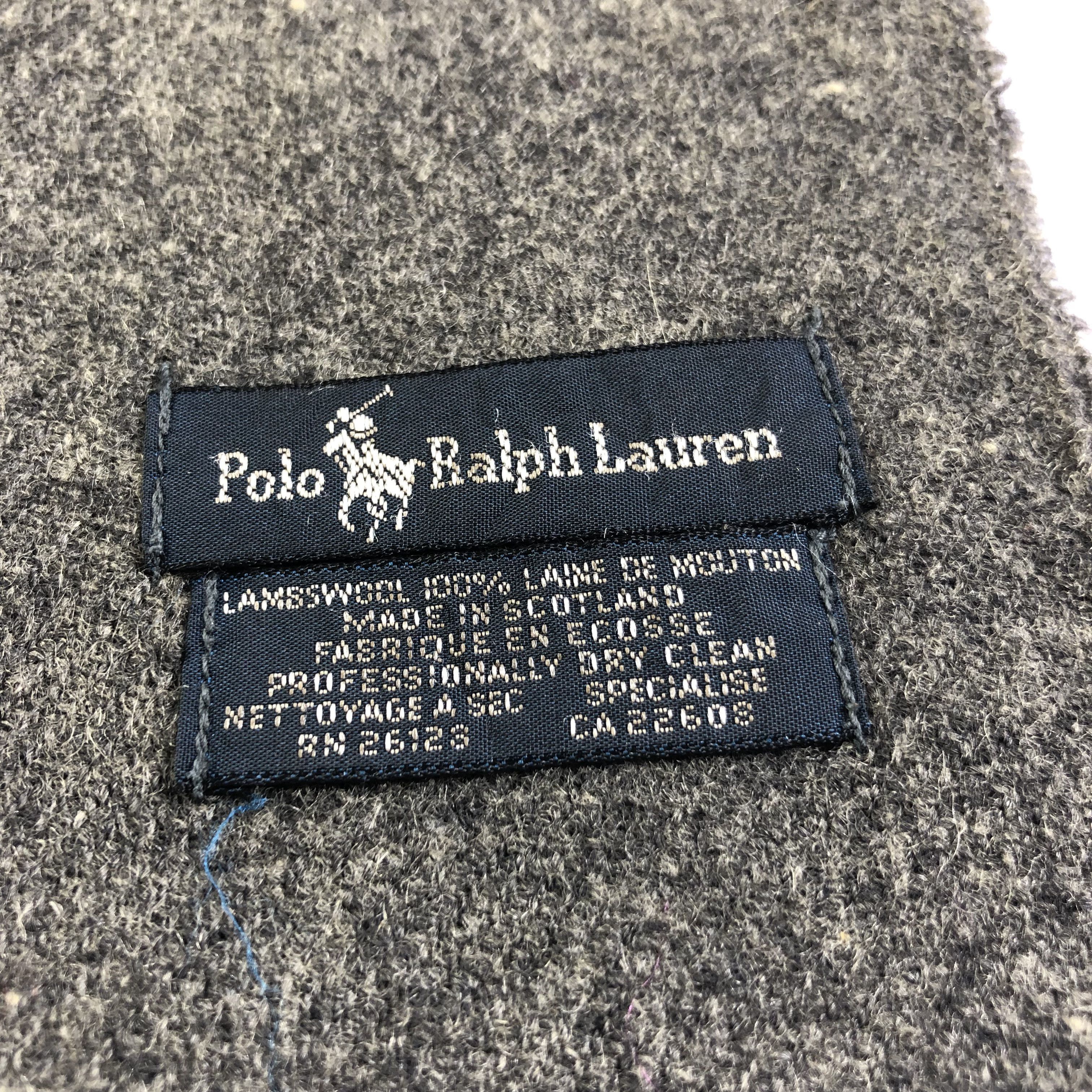 Polo Ralph Lauren Polo Ralph Lauren Wool Scarf Muffler Neckwear V2315 Size ONE SIZE - 5 Thumbnail