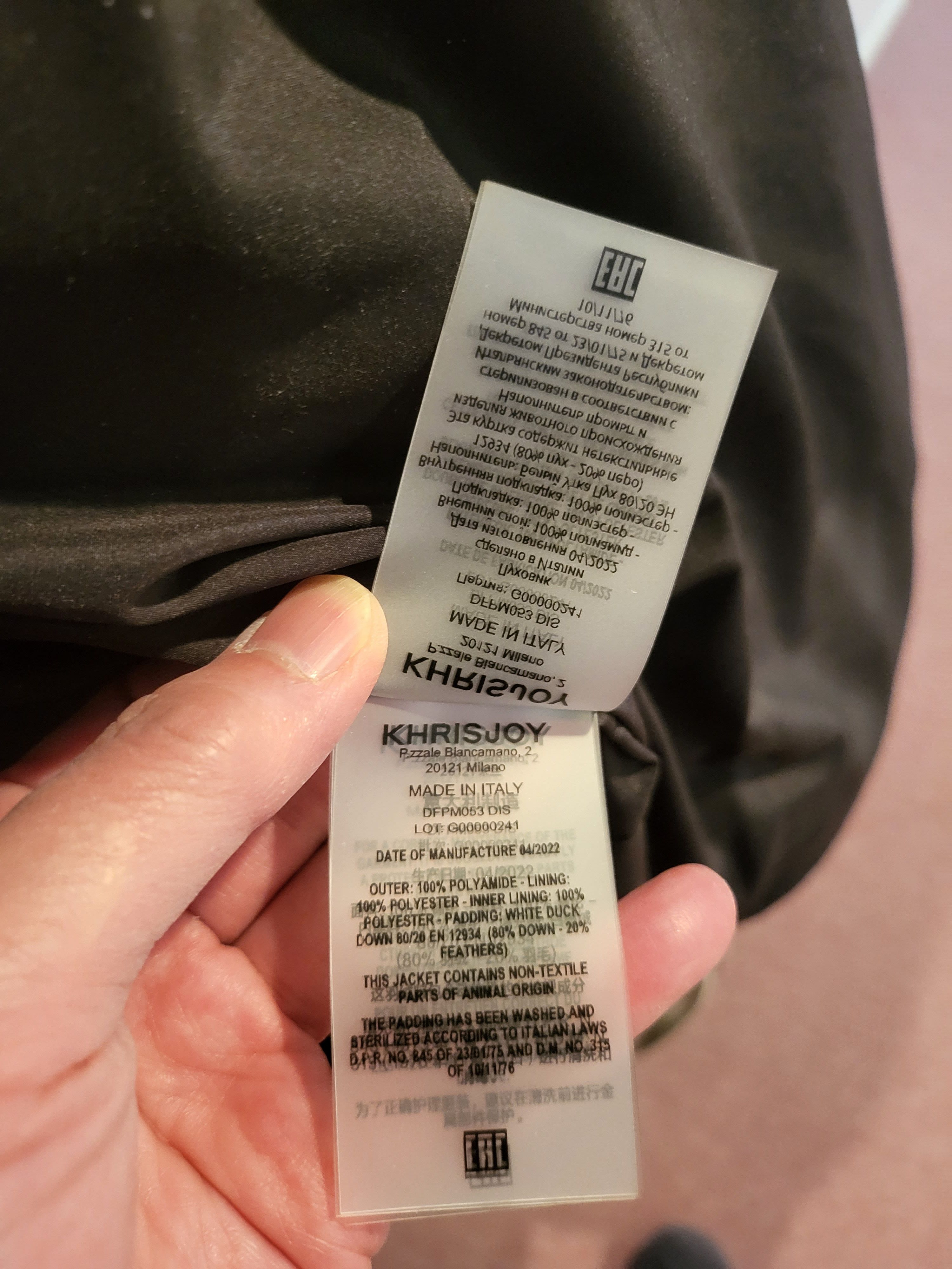 Khrisjoy Oversized Khrisman Down Puffer Jacket Size US S / EU 44-46 / 1 - 8 Thumbnail