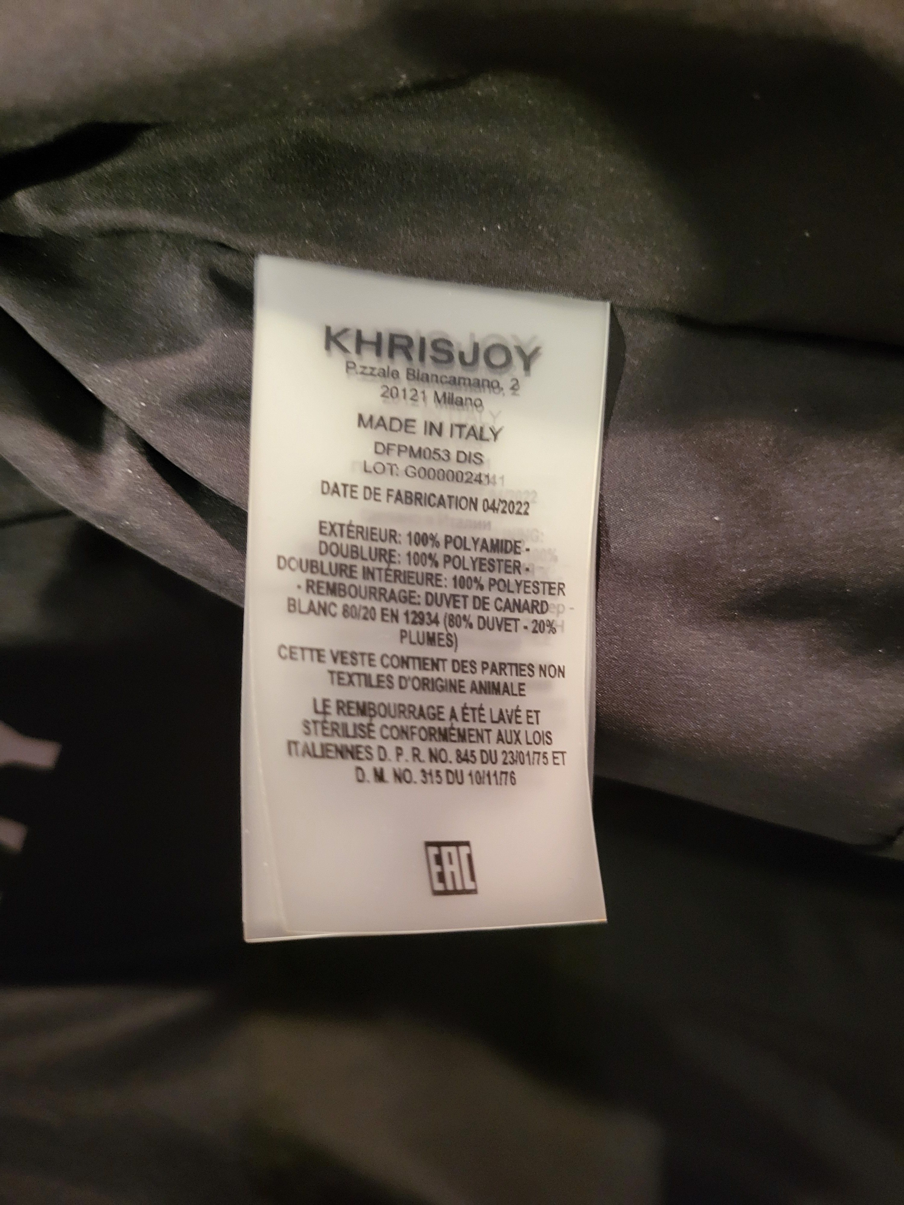 Khrisjoy Oversized Khrisman Down Puffer Jacket Size US S / EU 44-46 / 1 - 9 Thumbnail