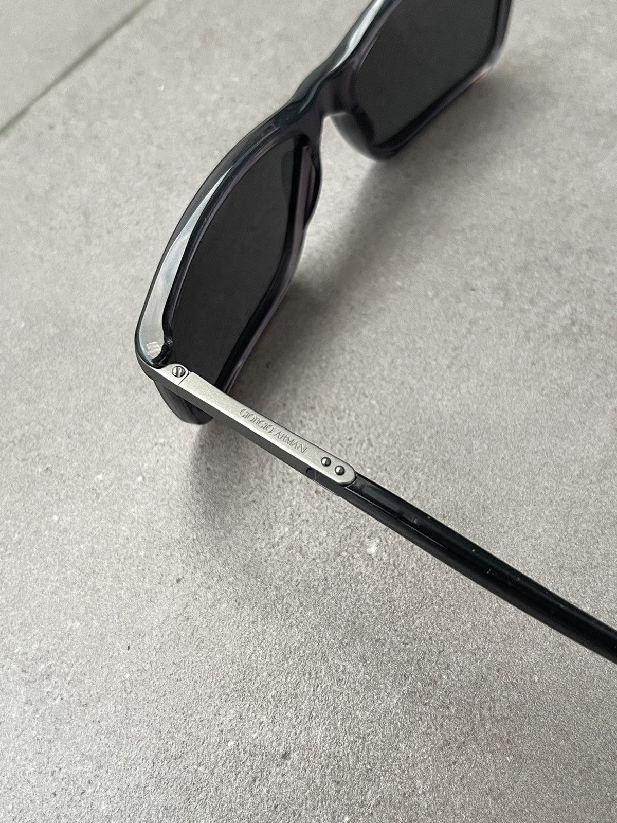 Armani × Emporio Armani × Giorgio Armani Giorgio Armani AR8010 5029/87 Silver Black Sunglasses Size ONE SIZE - 6 Thumbnail