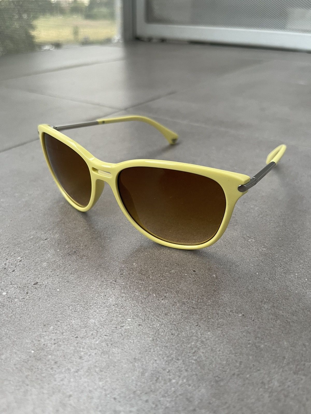 Emporio Armani Emporio Armani EA4006 5076/2L Yellow Cat Eyes Sunglasses Size ONE SIZE - 1 Thumbnail
