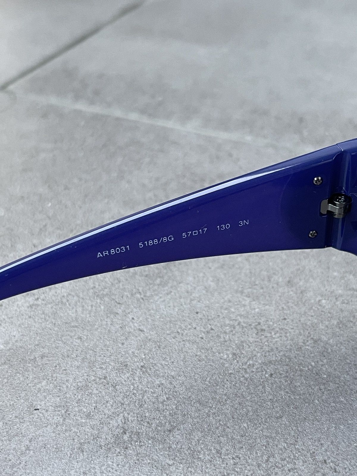 Emporio Armani Giorgio Armani AR8031 5188/8G Blue Sunglasses Size ONE SIZE - 9 Thumbnail