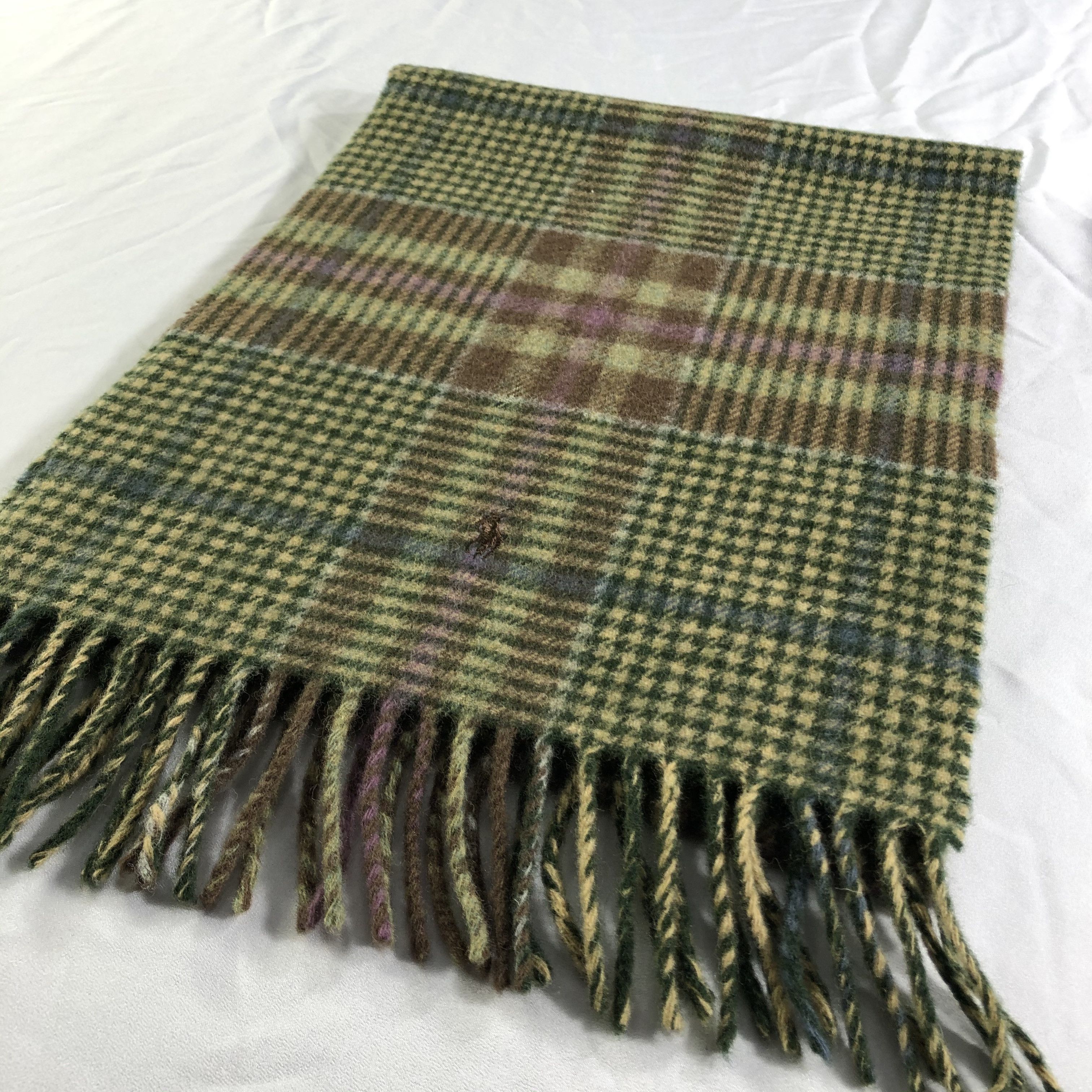 Ralph Lauren Ralph Lauren Tartan Wool Scarf Muffler Neckwear V2320 Size ONE SIZE - 3 Thumbnail