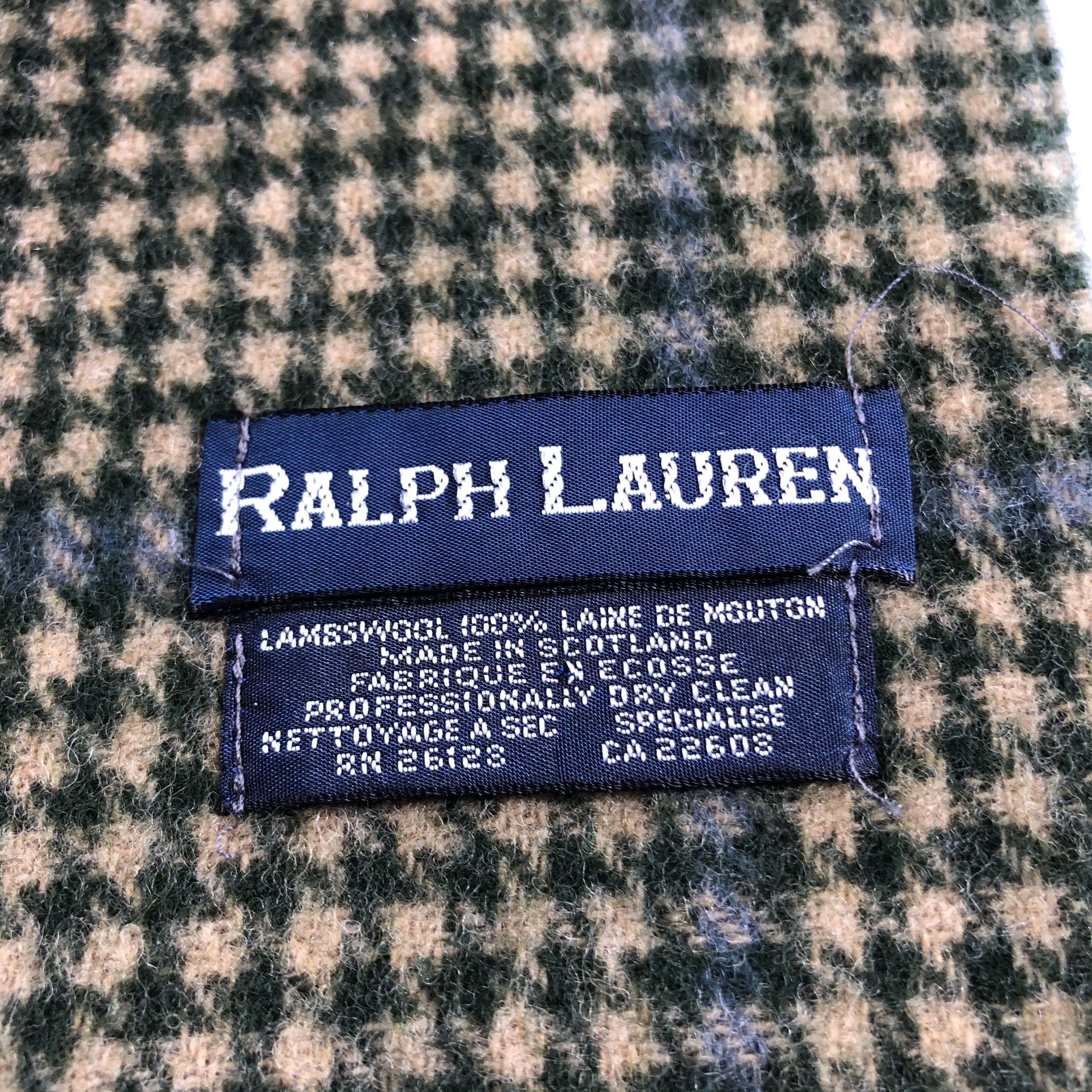 Ralph Lauren Ralph Lauren Tartan Wool Scarf Muffler Neckwear V2320 Size ONE SIZE - 5 Thumbnail