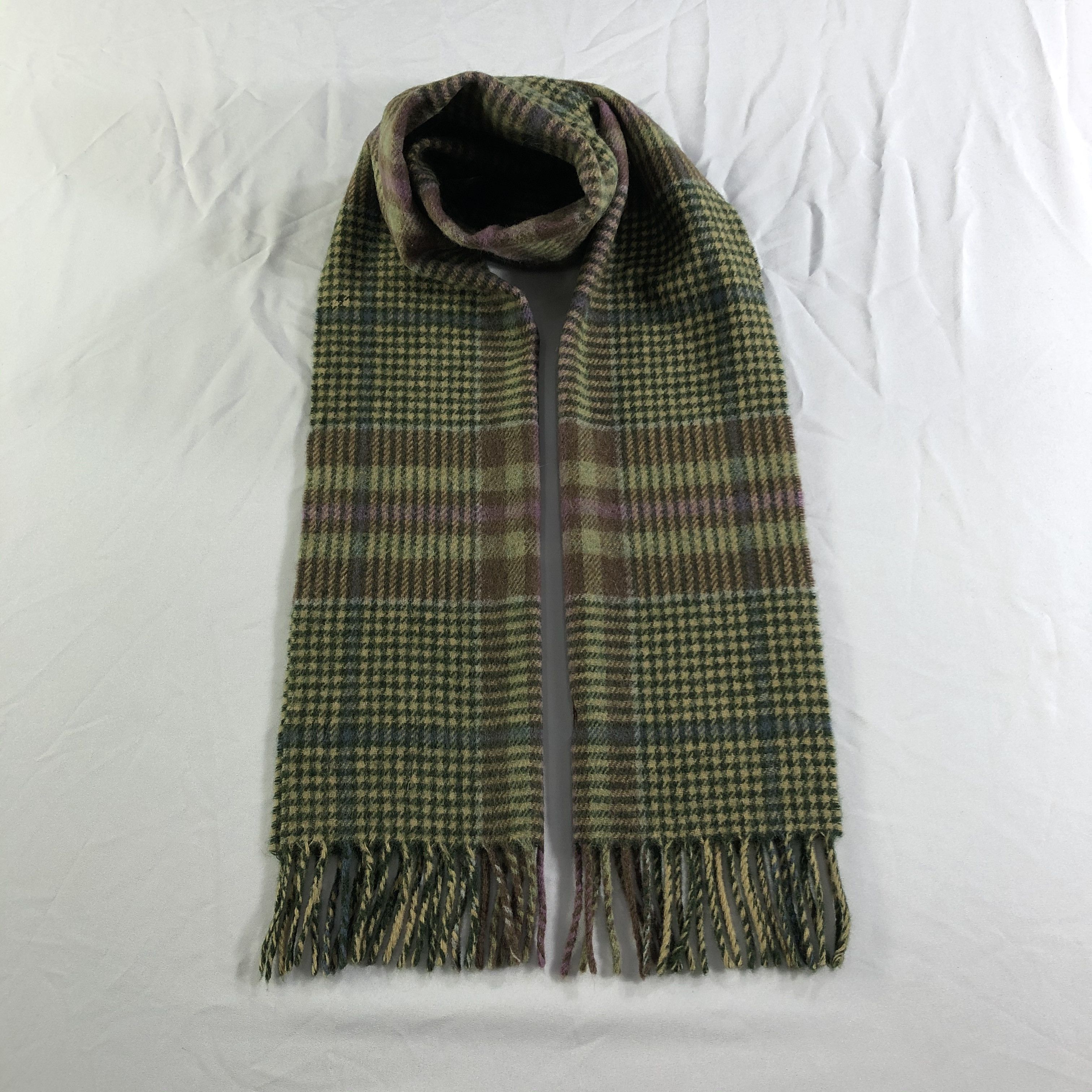 Ralph Lauren Ralph Lauren Tartan Wool Scarf Muffler Neckwear V2320 Size ONE SIZE - 1 Thumbnail