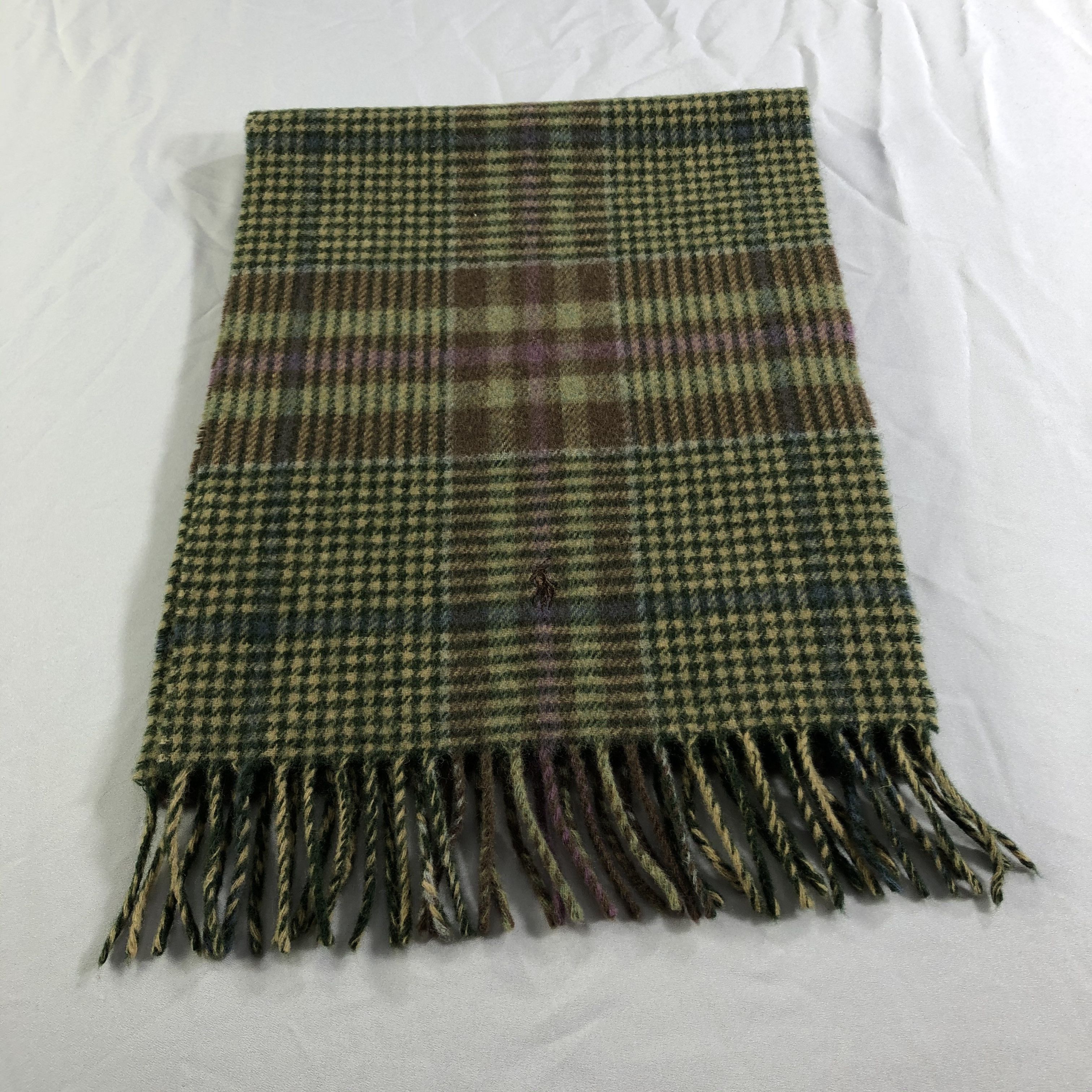Ralph Lauren Ralph Lauren Tartan Wool Scarf Muffler Neckwear V2320 Size ONE SIZE - 2 Thumbnail