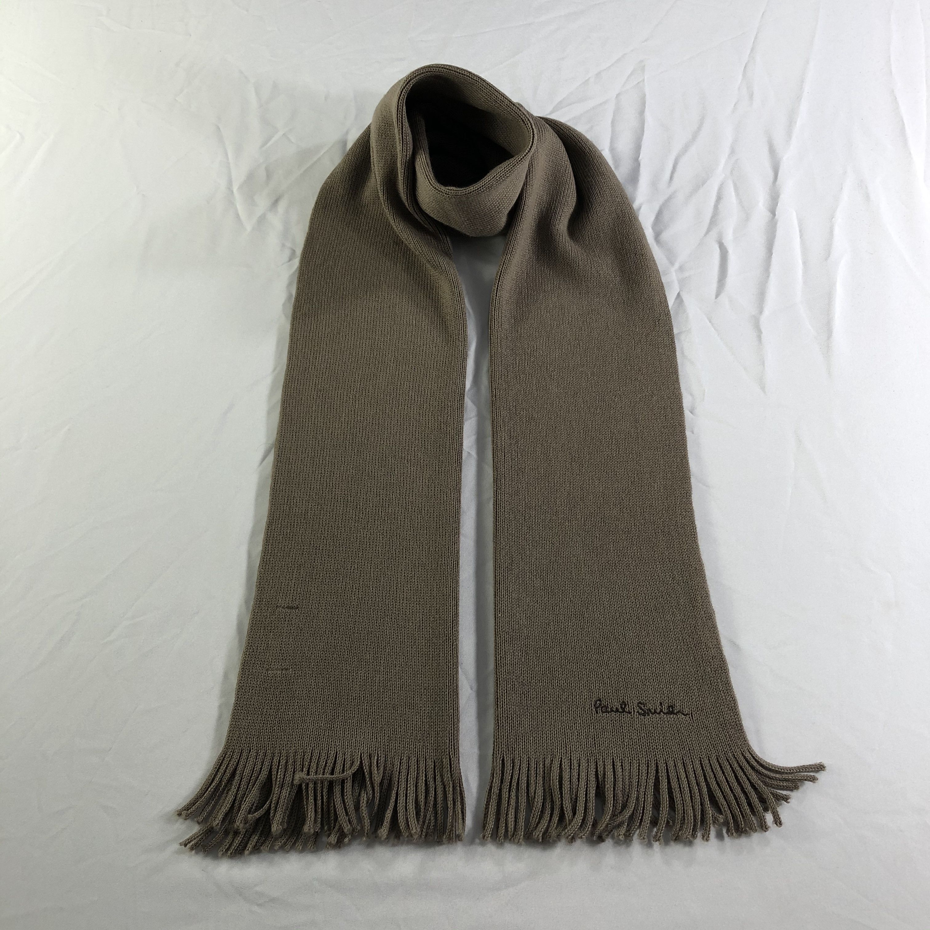 Paul Smith Paul Smith Knit Wool Scarf Muffler Neckwear V2326 Size ONE SIZE - 1 Thumbnail