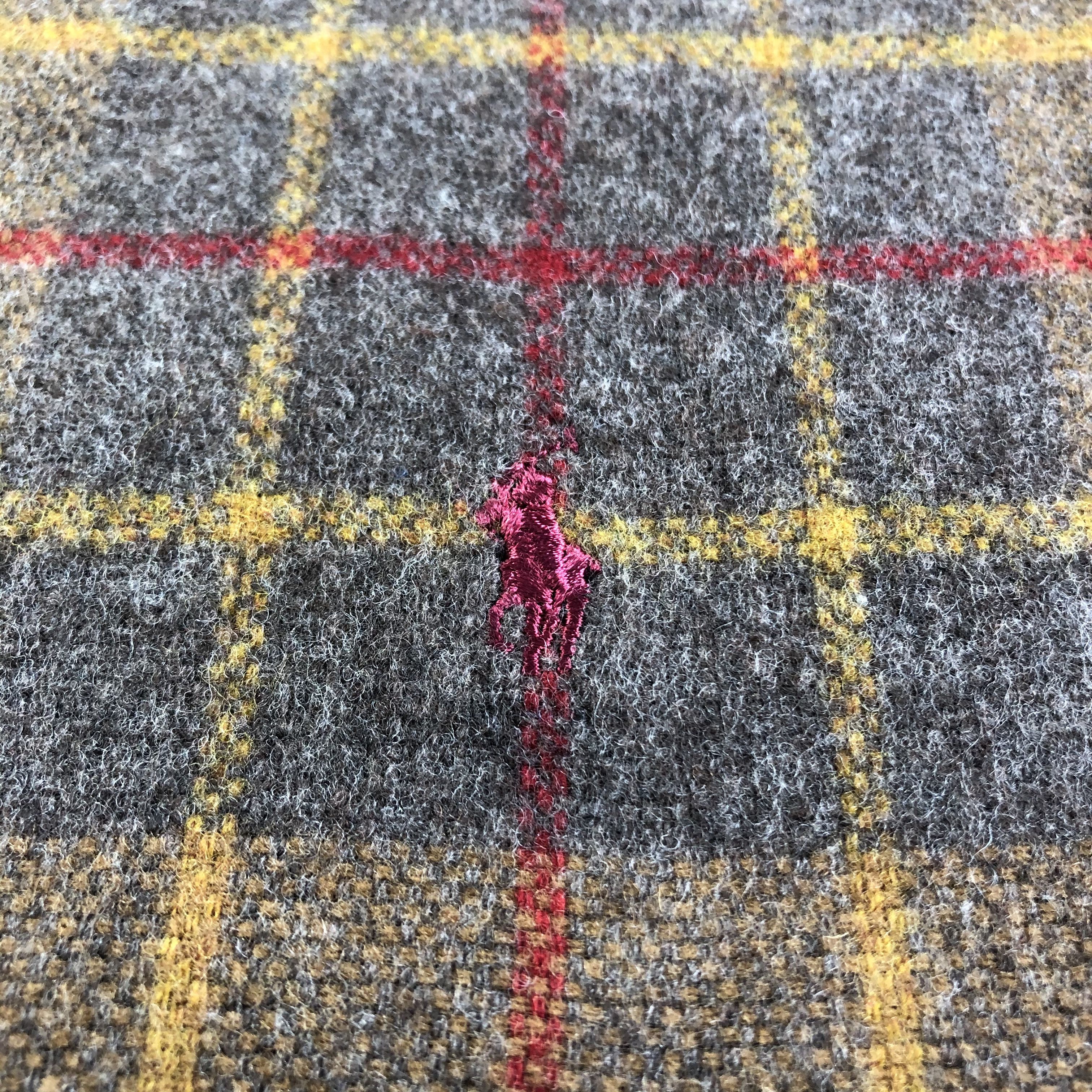 Polo Ralph Lauren Polo Ralph Lauren Tartan Wool Scarf Muffler Neckwear V2342 Size ONE SIZE - 4 Thumbnail