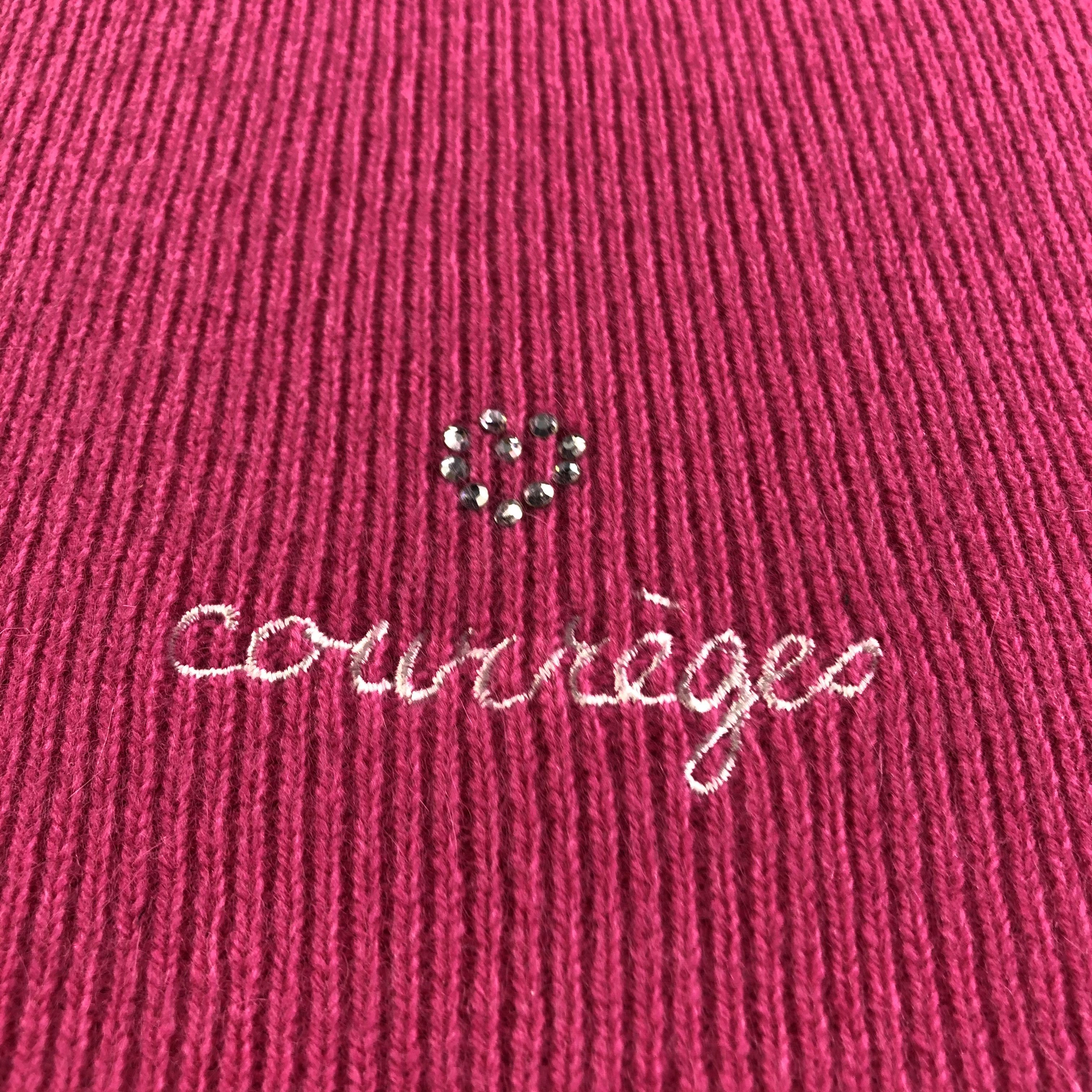 Courreges Courreges Pleated Wool Scarf Muffler Neckwear V2350 Size ONE SIZE - 4 Thumbnail