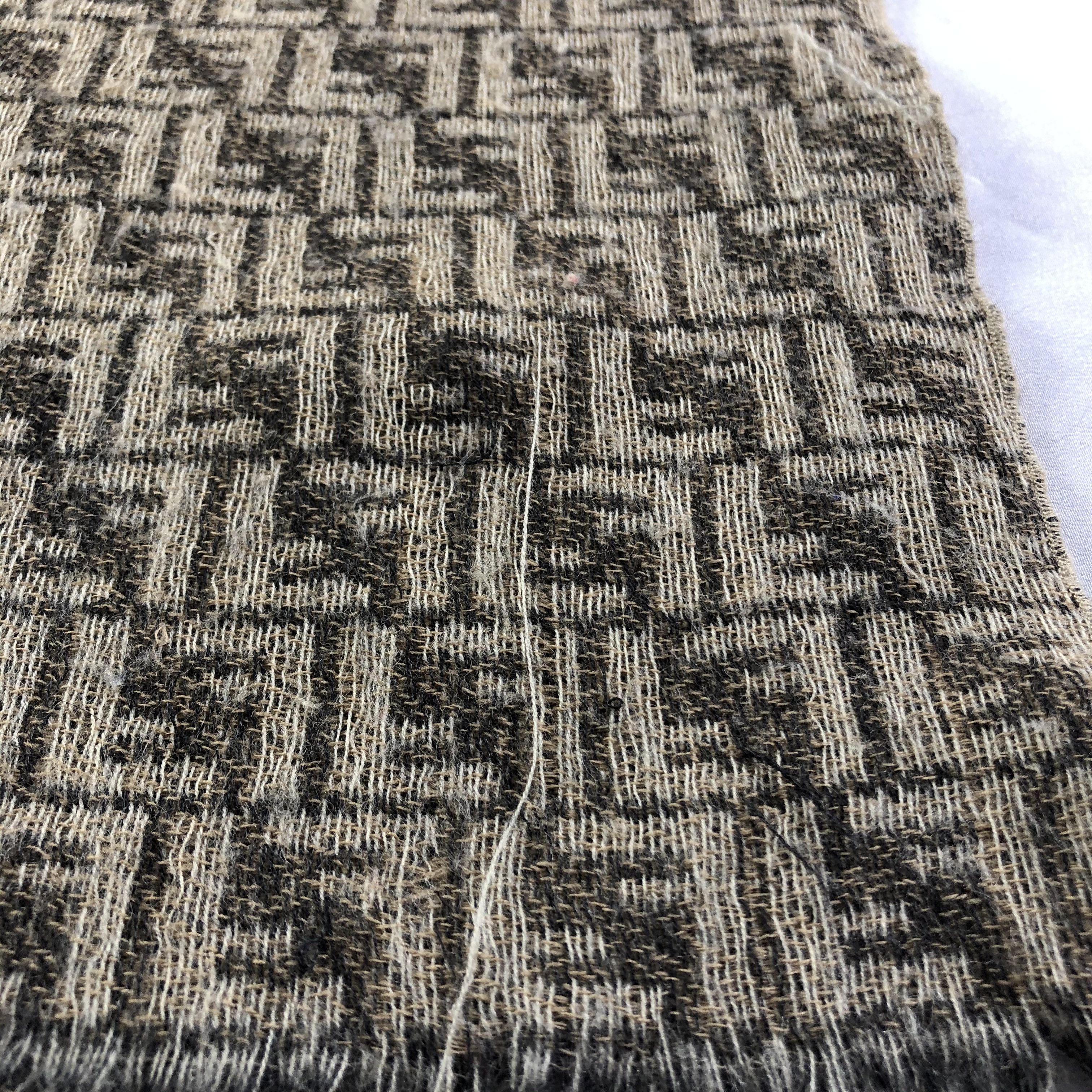 Japanese Brand Vintage Fendi Monogram Wool Scarf Muffler Neckwear V2363 Size ONE SIZE - 4 Thumbnail
