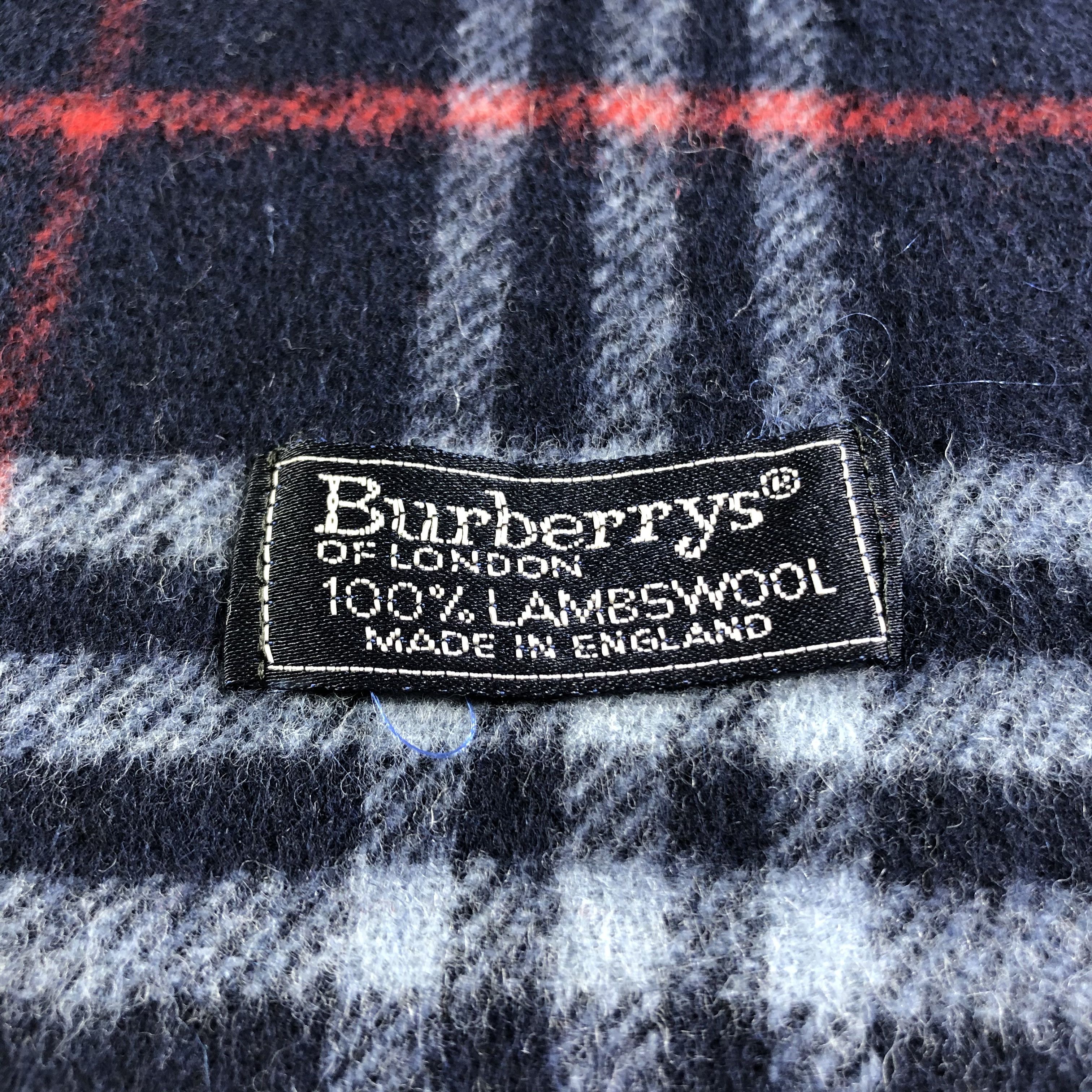 Burberry Burberrys Nova Check Wool Scarf Muffler V2374 Size ONE SIZE - 4 Thumbnail