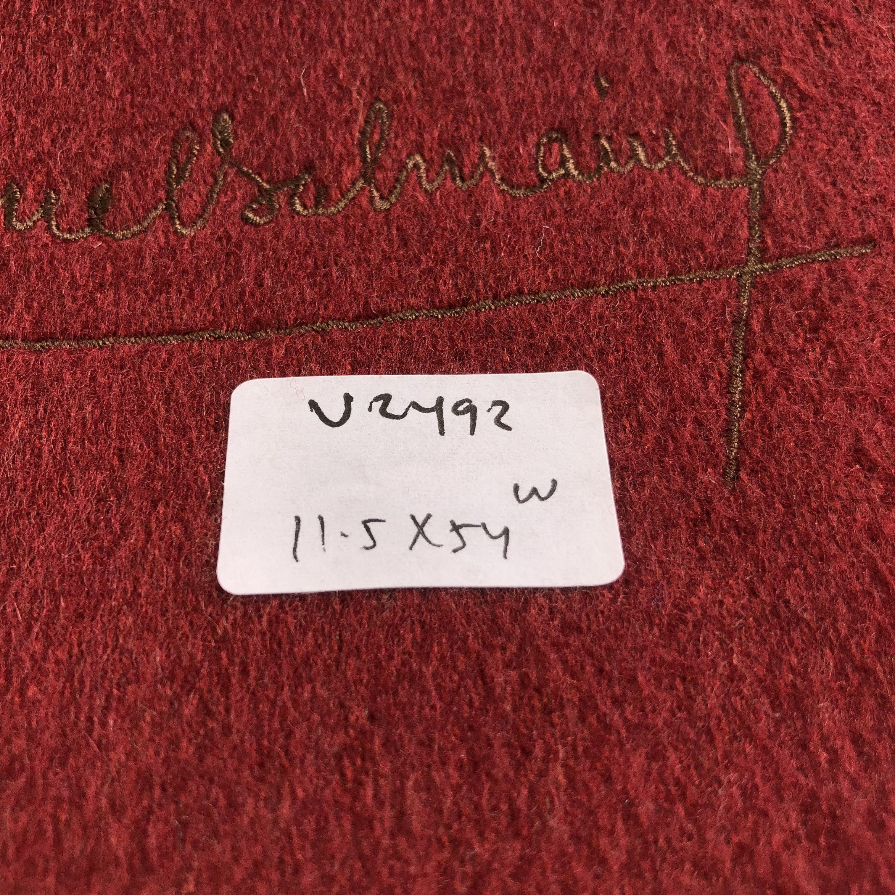 Pierre Balmain Pierre Balmain Plain Wool Scarf Muffler Neckwear V2492 Size ONE SIZE - 16 Thumbnail