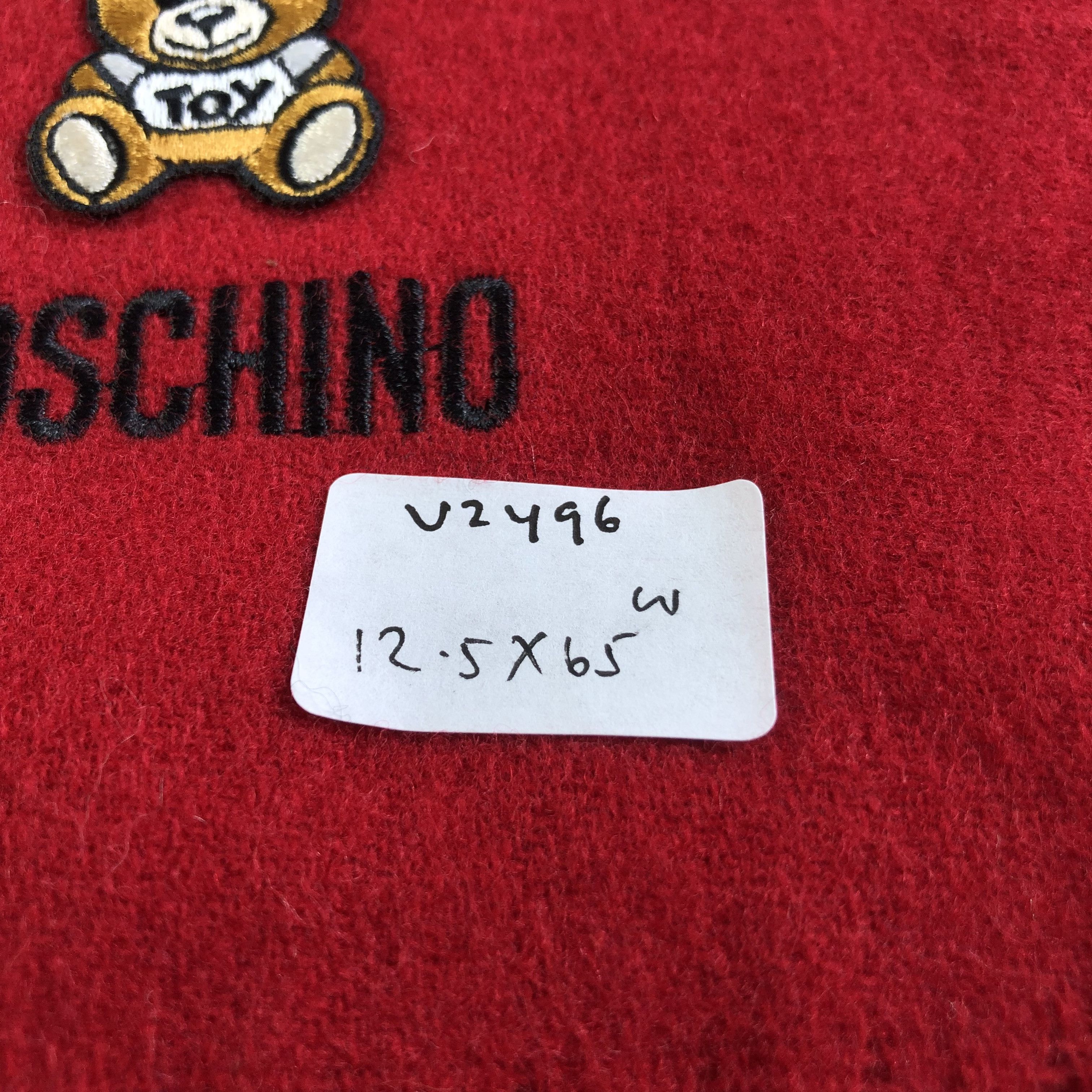 Moschino Moschino Plain Wool Scarf Muffler Neckwear V2496 Size ONE SIZE - 5 Thumbnail
