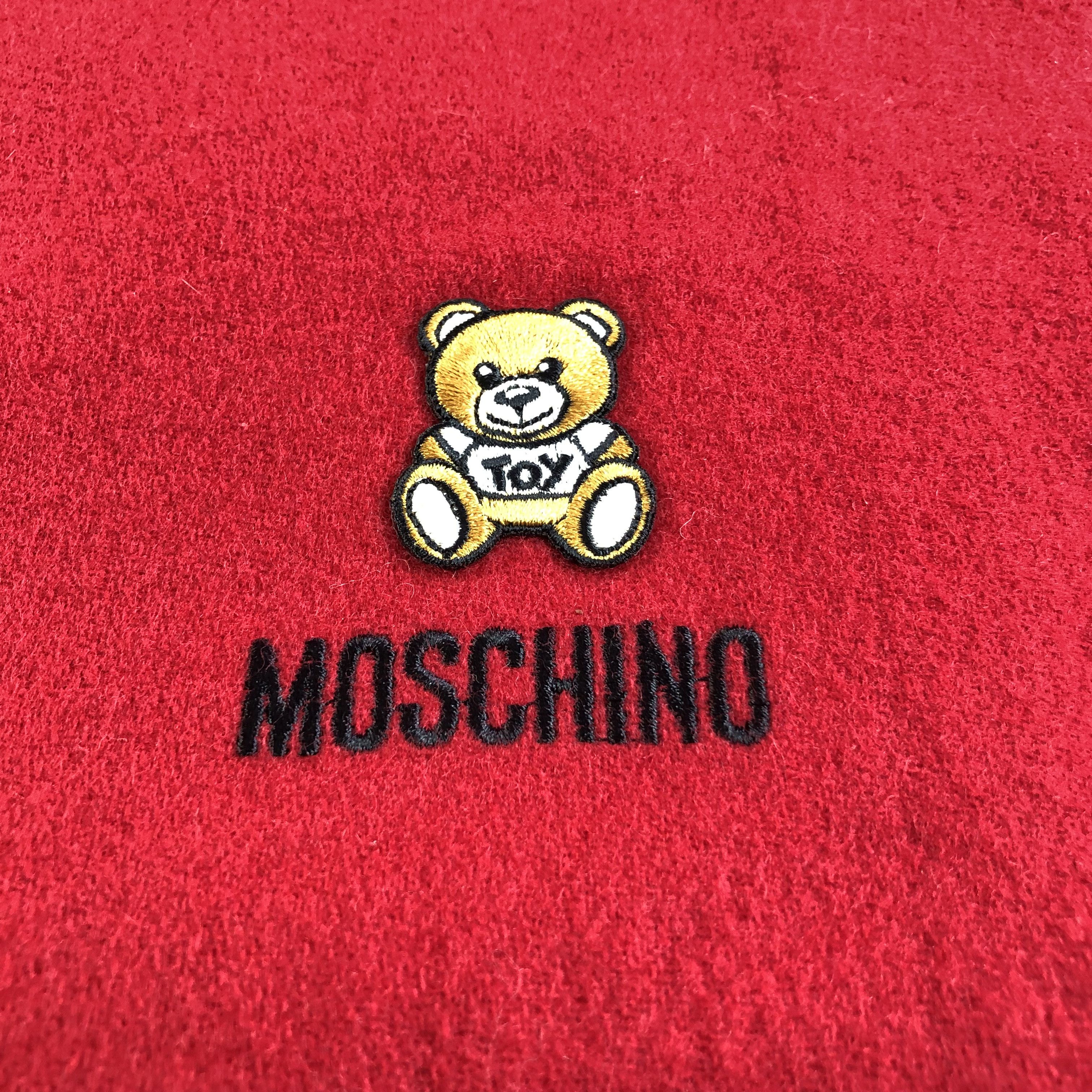 Moschino Moschino Plain Wool Scarf Muffler Neckwear V2496 Size ONE SIZE - 4 Thumbnail