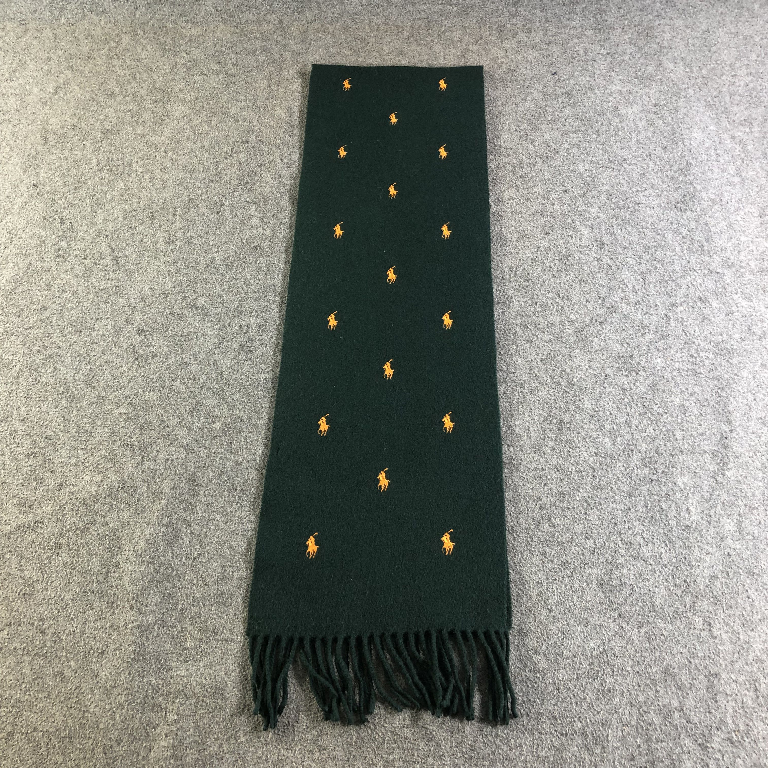 Polo Ralph Lauren Polo Ralph Lauren Logomania Wool Scarf Muffler V2497 Size ONE SIZE - 3 Thumbnail