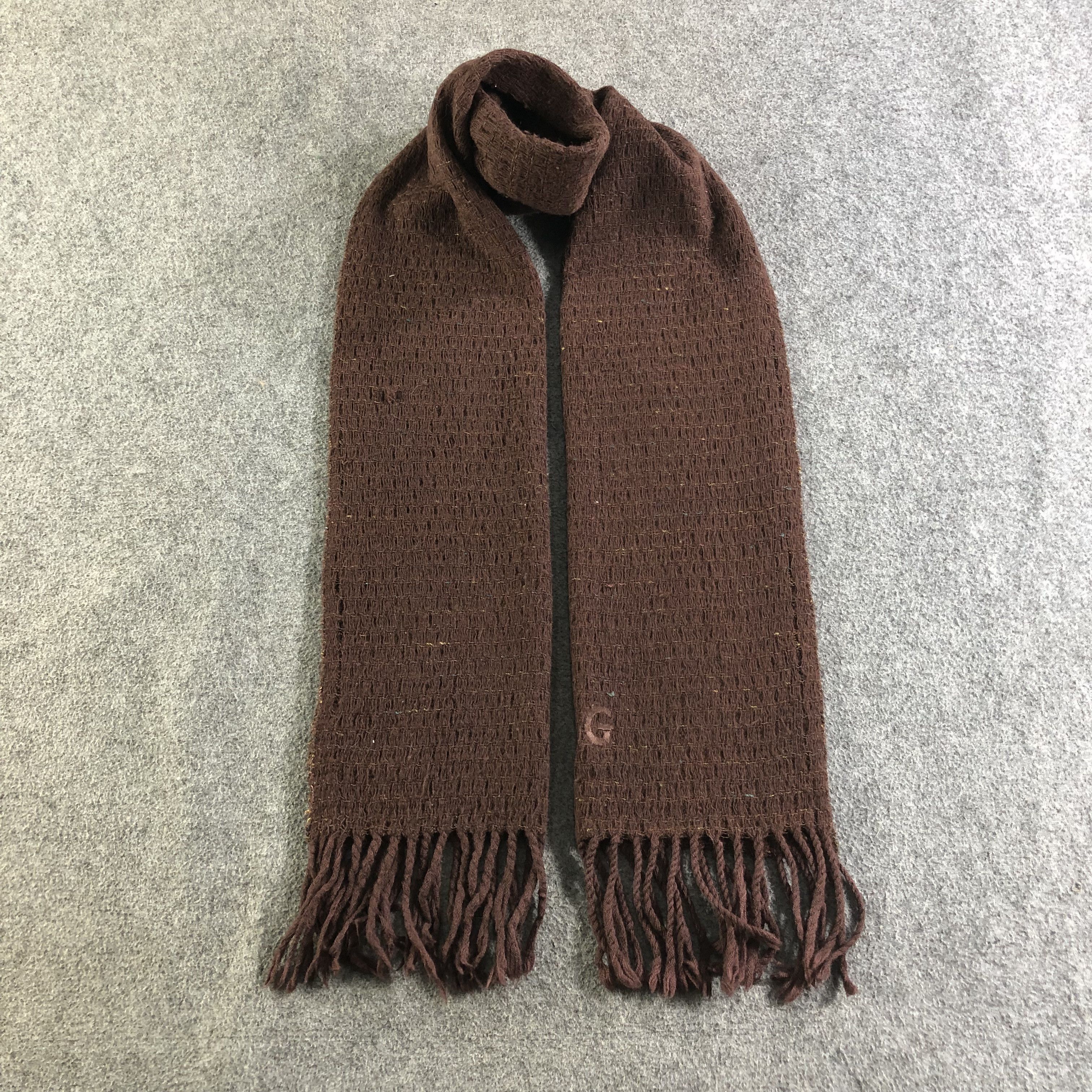 Vintage D&G Wool Scarf Muffler Neckwear V2504 Size ONE SIZE - 1 Thumbnail