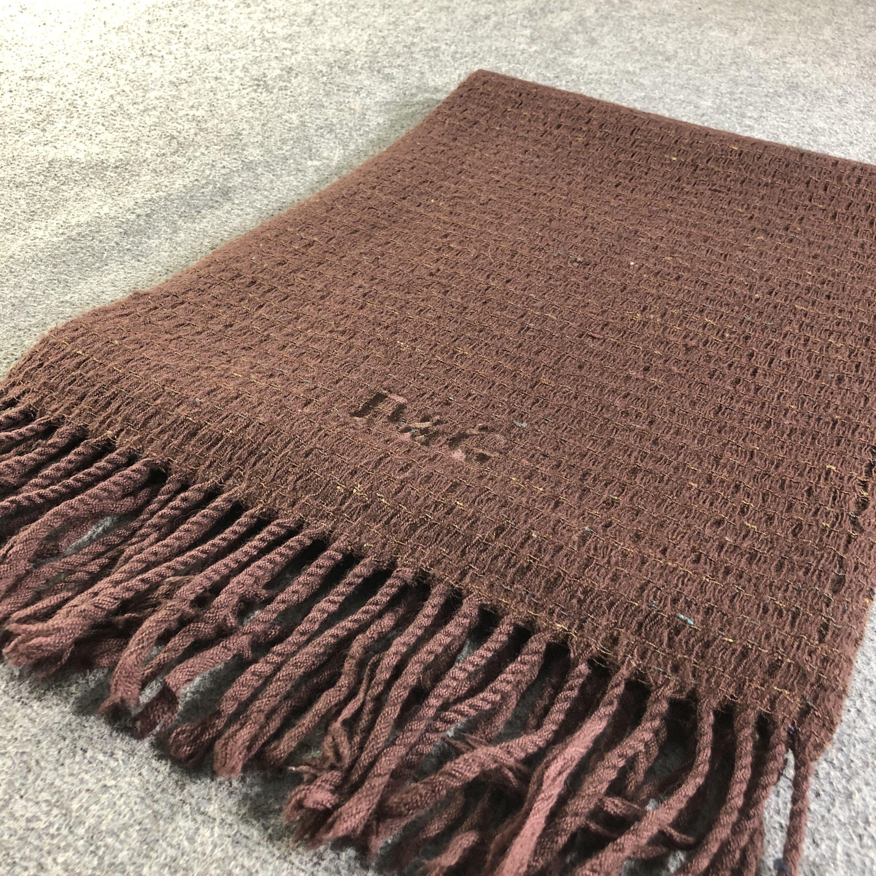 Vintage D&G Wool Scarf Muffler Neckwear V2504 Size ONE SIZE - 2 Thumbnail