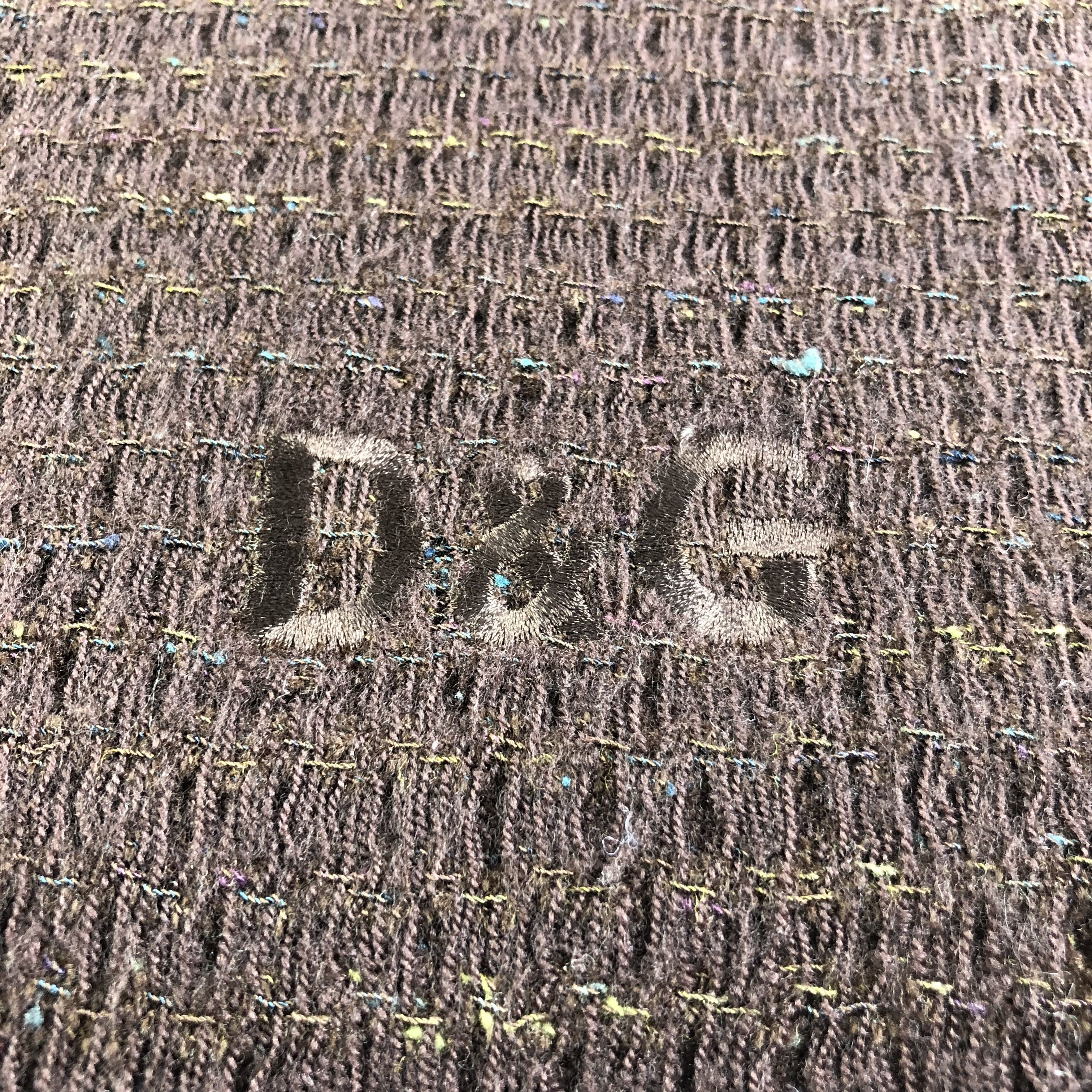 Vintage D&G Wool Scarf Muffler Neckwear V2504 Size ONE SIZE - 4 Thumbnail