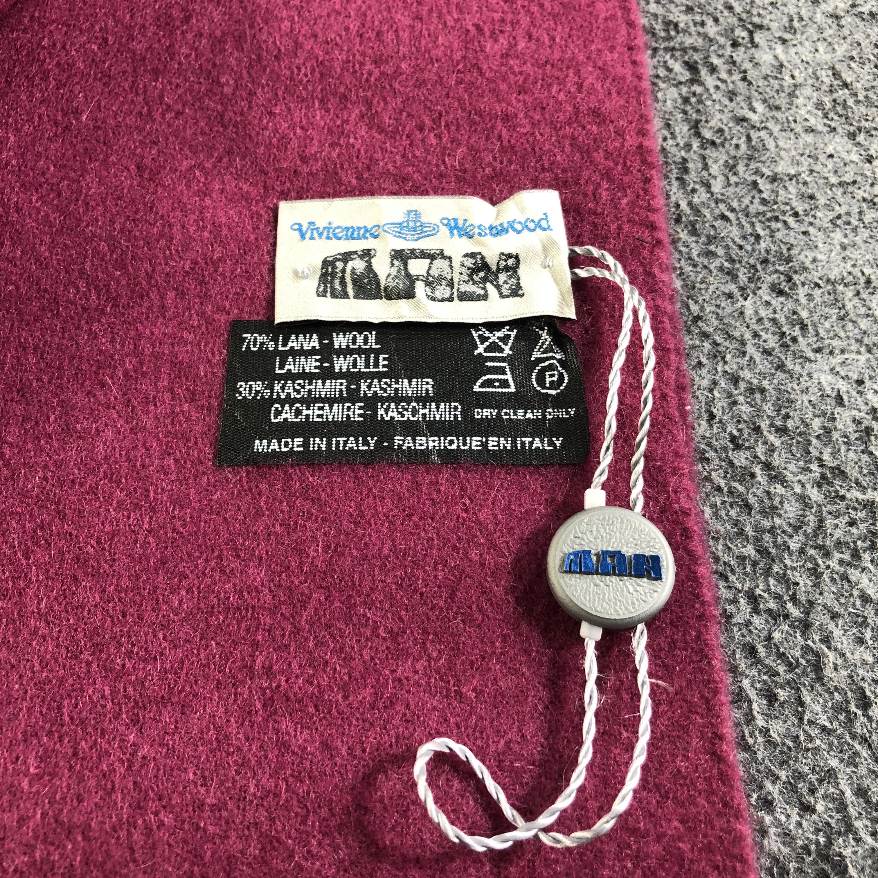 Vivienne Westwood Vivienne Westwood Cashmere/Wool Scarf Muffler Neckwear V2505 Size ONE SIZE - 5 Thumbnail