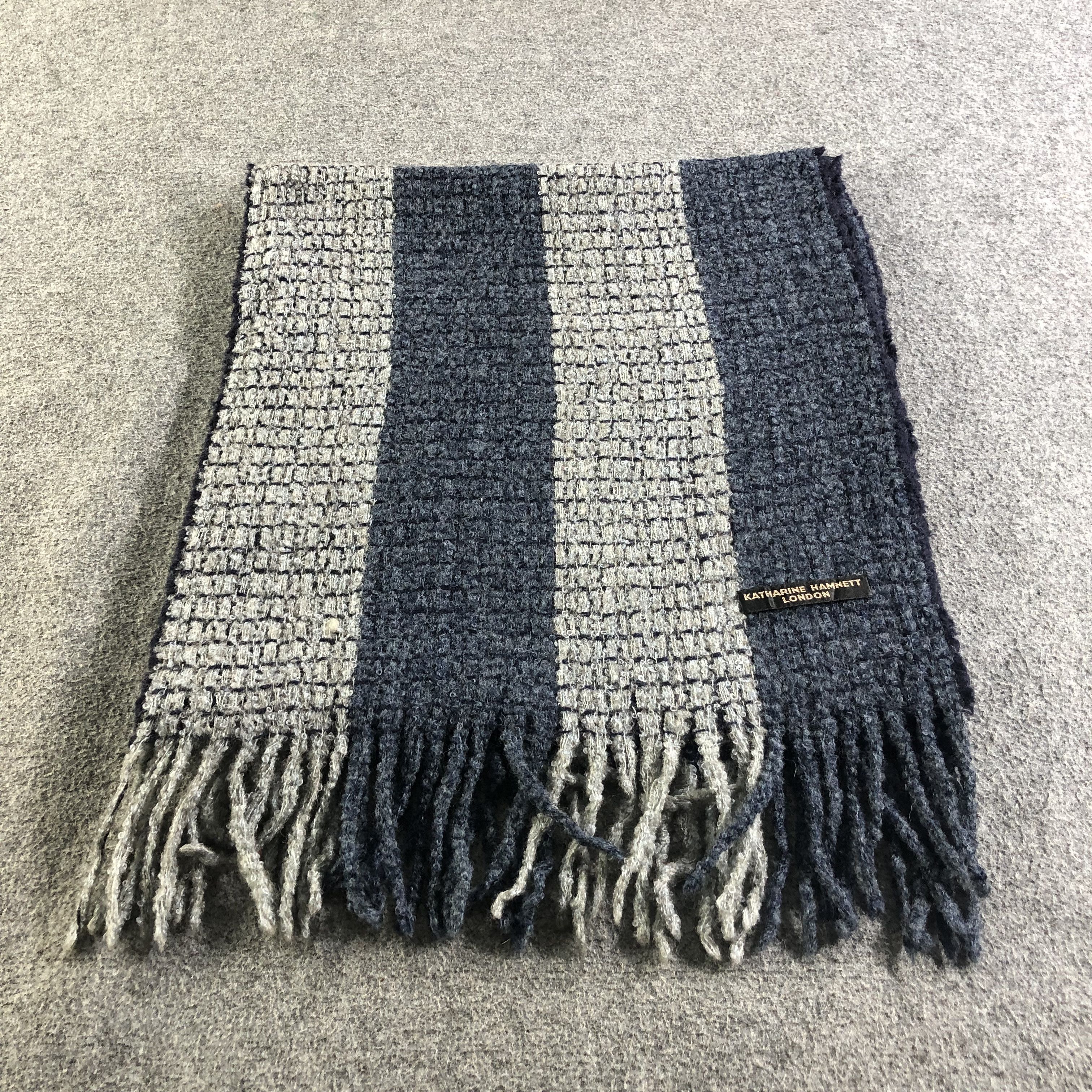 Katharine Hamnett London Katharine Hamnett London Wool Scarf Muffler Neckwear V2506 Size ONE SIZE - 2 Thumbnail