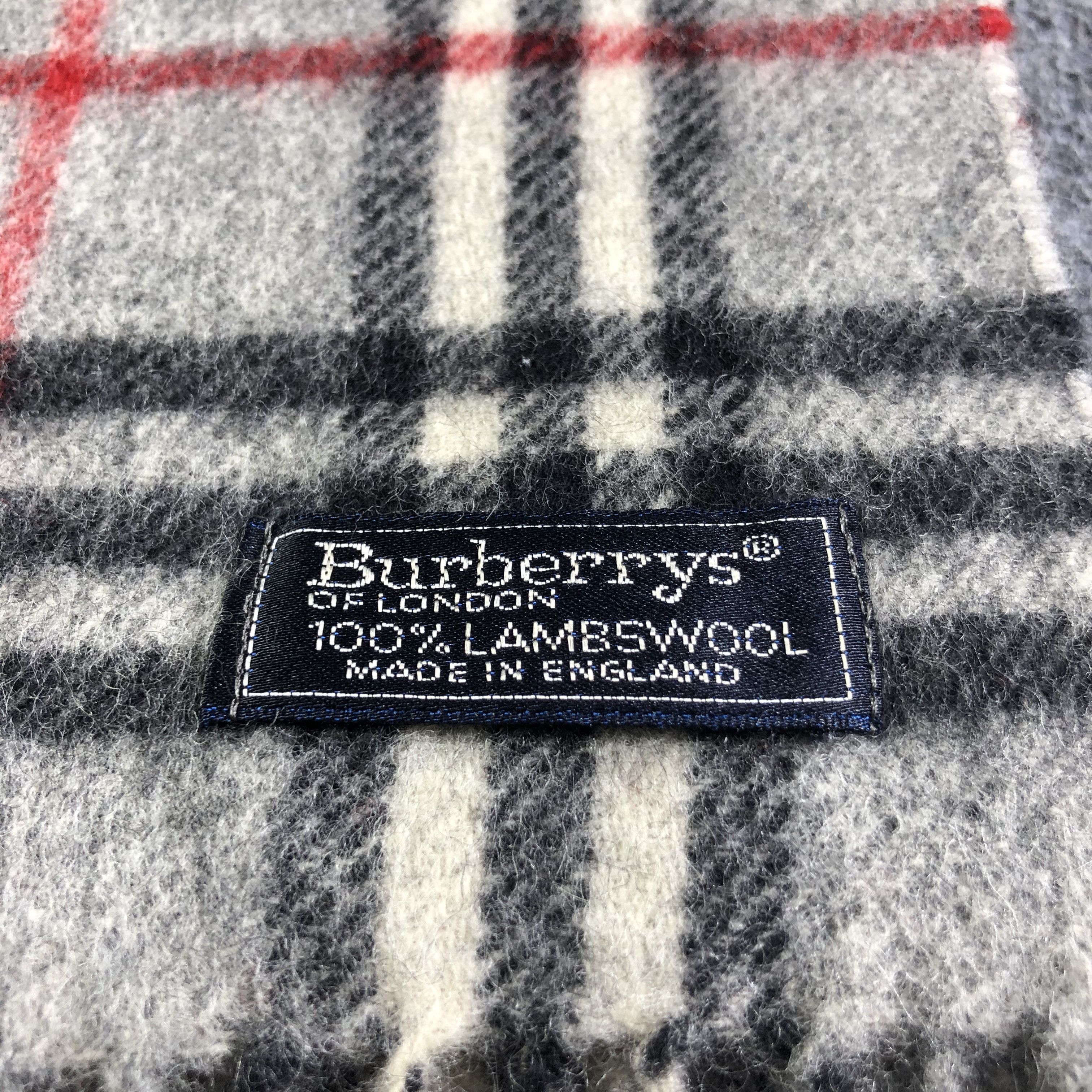 Burberry Burberrys Nova Check Wool Scarf Muffler Neckwear V2508 Size ONE SIZE - 4 Thumbnail