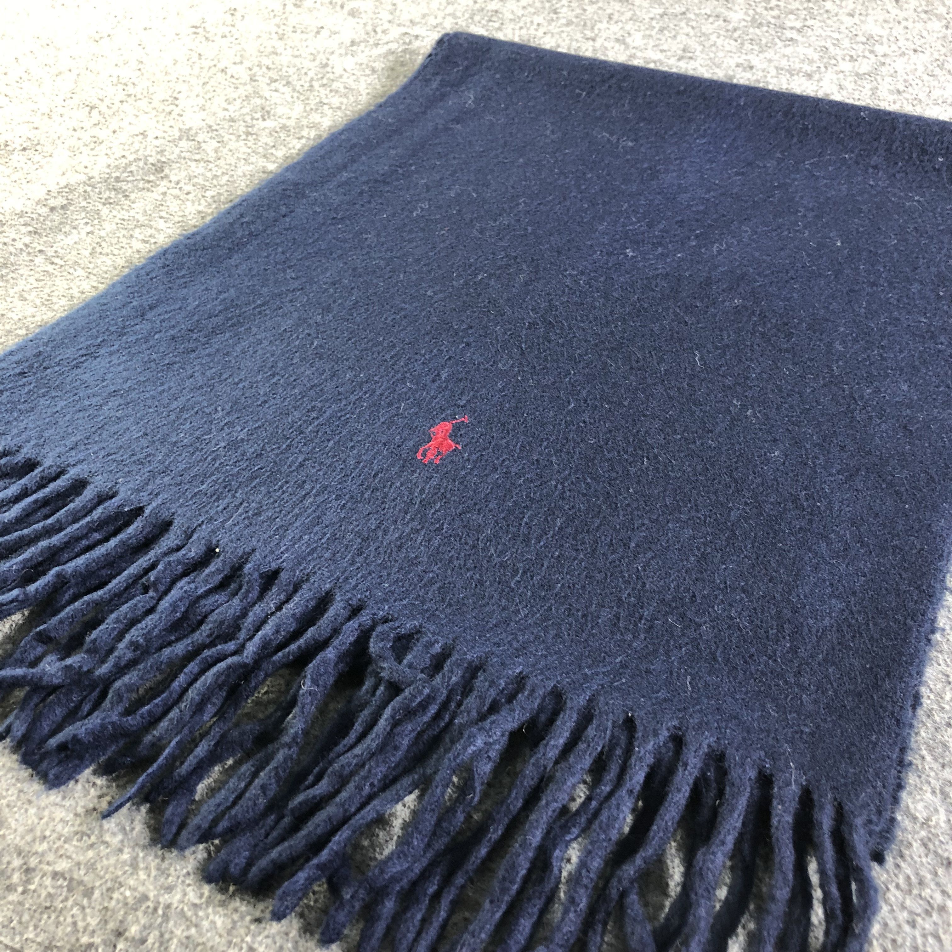 Polo Ralph Lauren Polo Ralph Lauren Wool Scarf Muffler Neckwear V2514 Size ONE SIZE - 3 Thumbnail