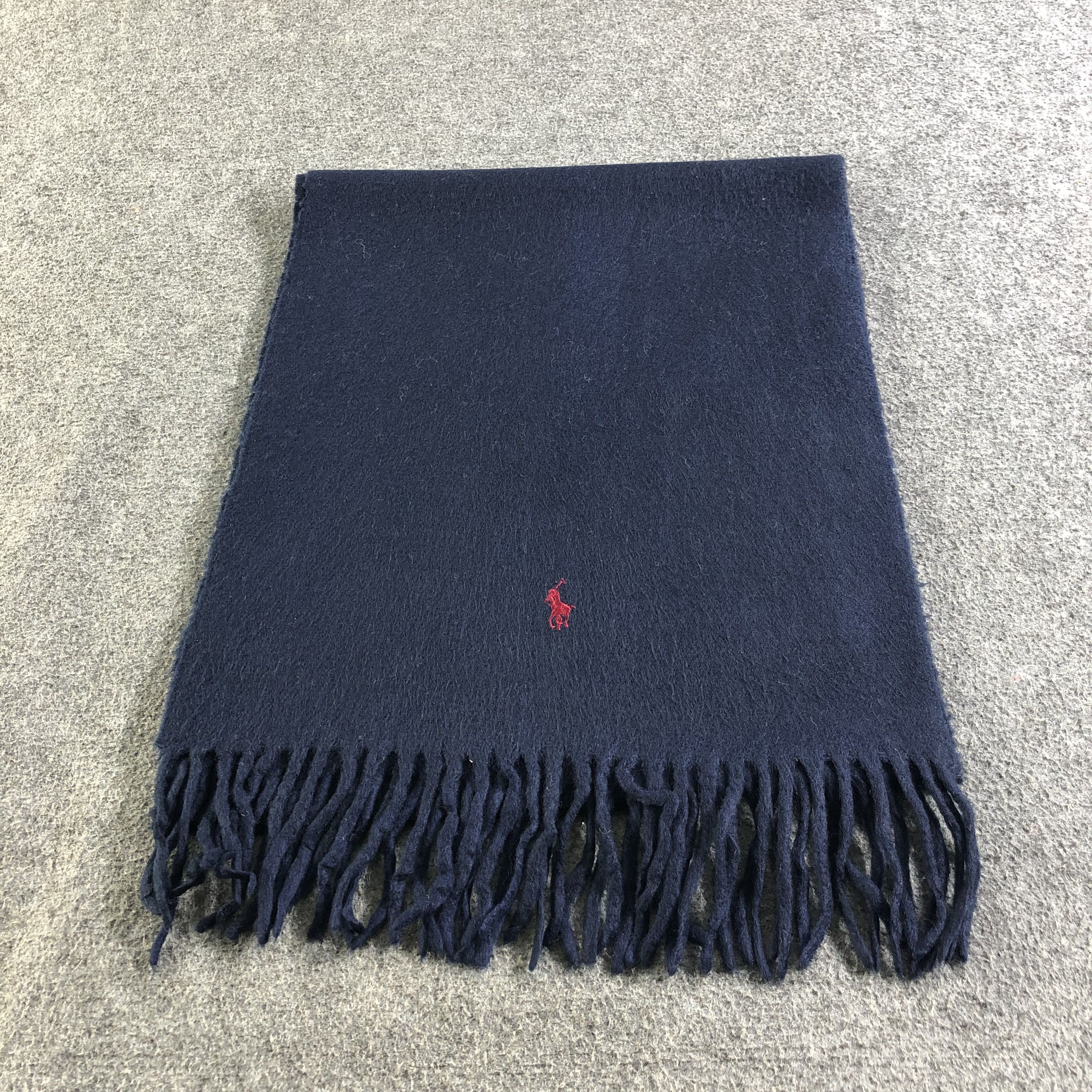 Polo Ralph Lauren Polo Ralph Lauren Wool Scarf Muffler Neckwear V2514 Size ONE SIZE - 2 Thumbnail