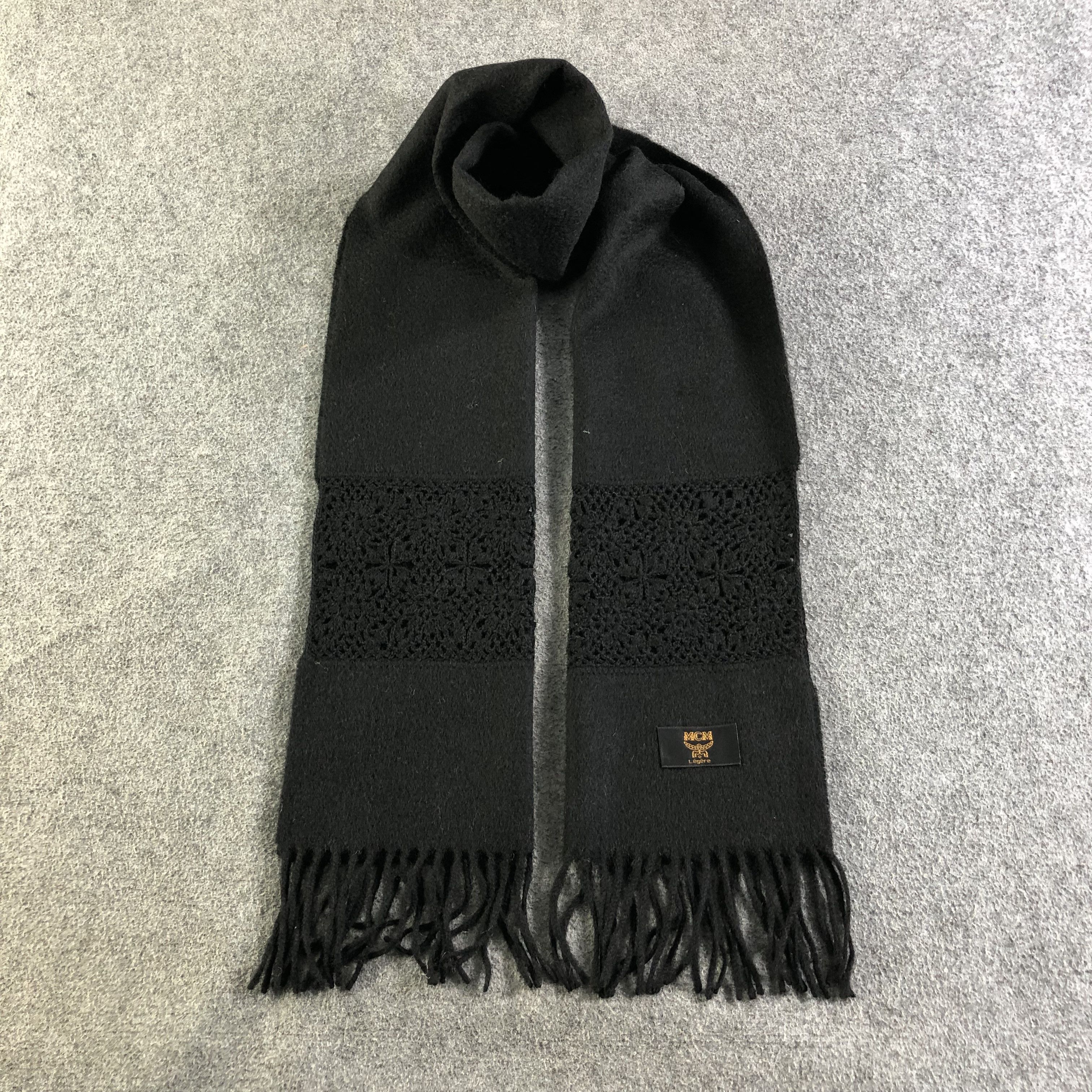 MCM MCM Cashmere Scarf Muffler Neckwear V2518 Size ONE SIZE - 1 Thumbnail