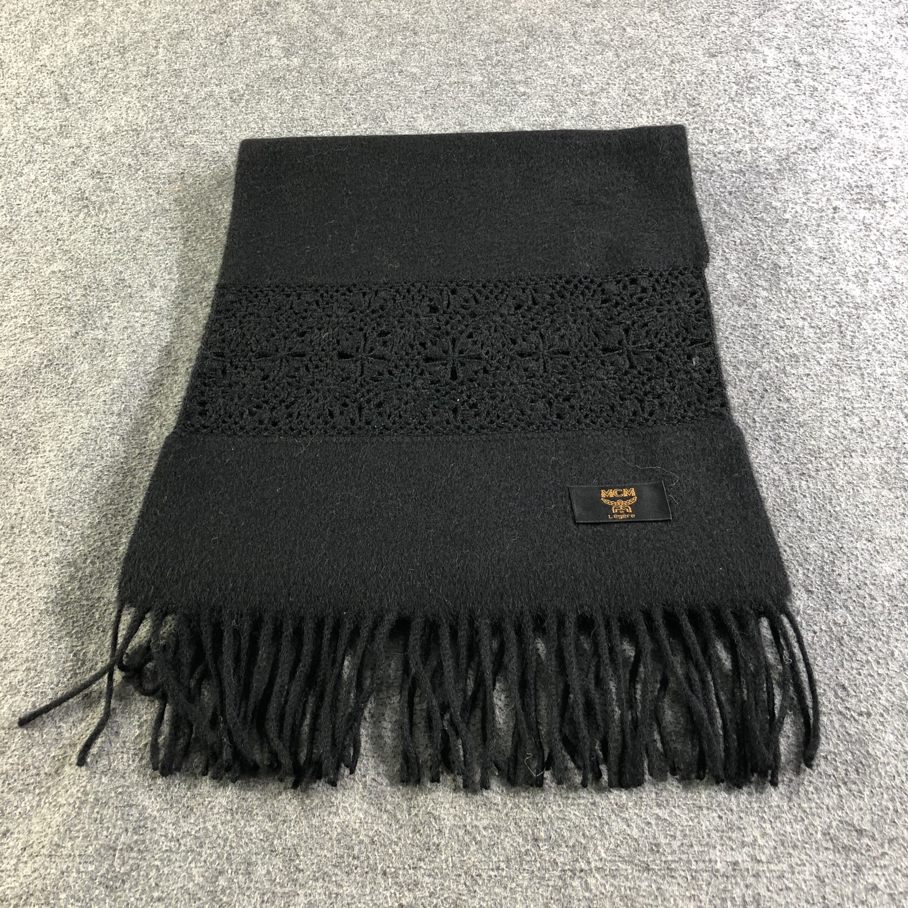 MCM MCM Cashmere Scarf Muffler Neckwear V2518 Size ONE SIZE - 2 Thumbnail