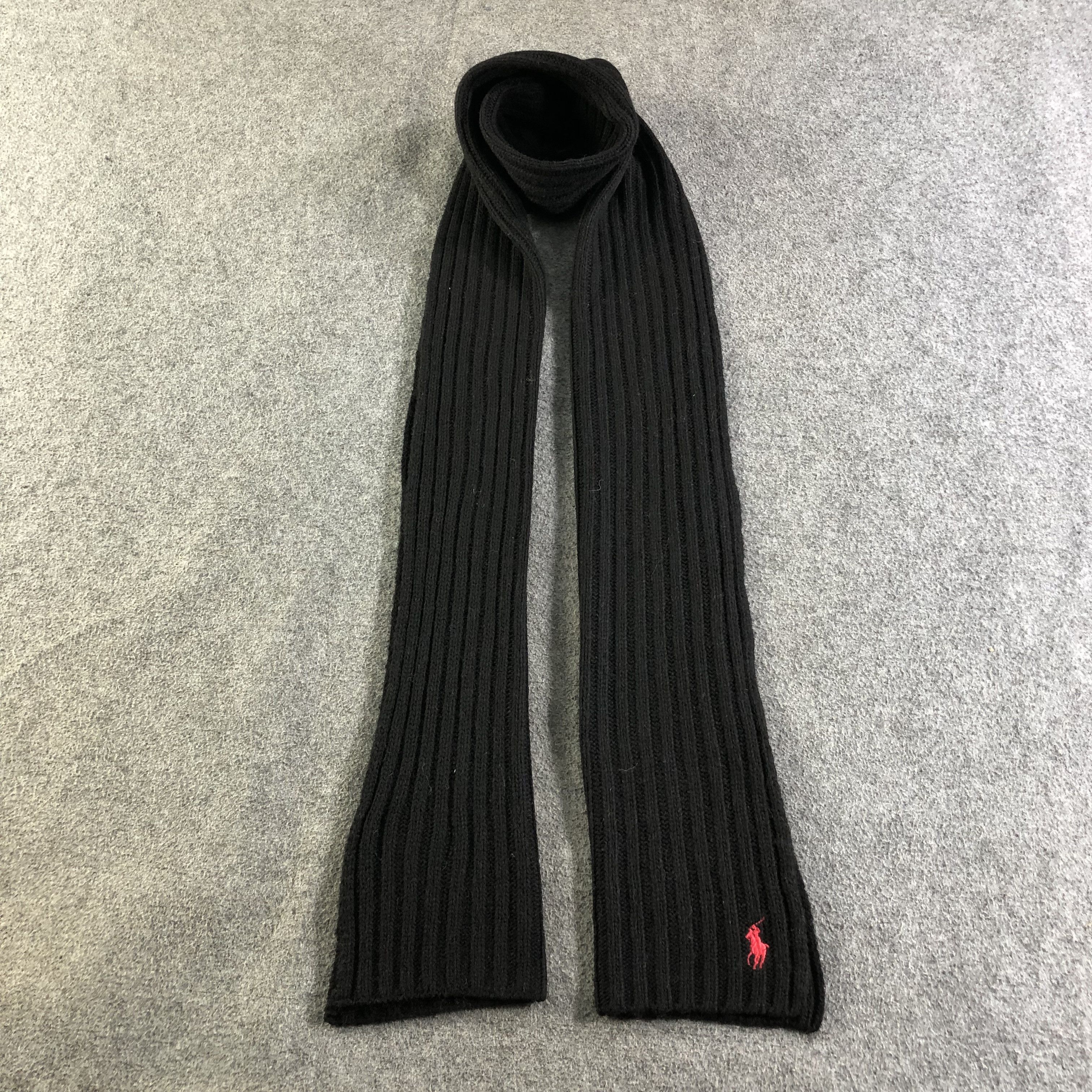 Polo Ralph Lauren Polo Ralph Lauren Pleated Wool Scarf Muffler Neckwear V2535 Size ONE SIZE - 1 Thumbnail