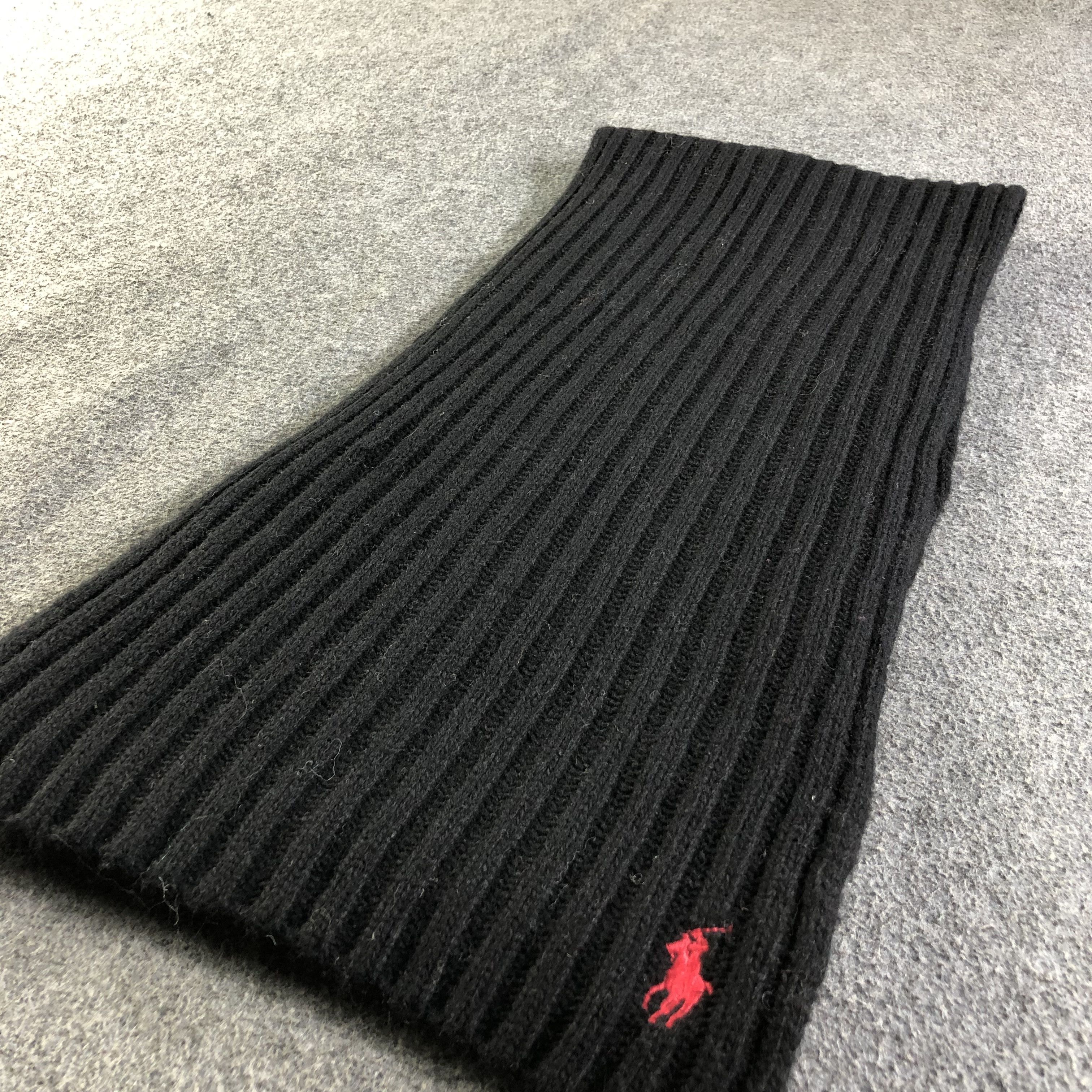Polo Ralph Lauren Polo Ralph Lauren Pleated Wool Scarf Muffler Neckwear V2535 Size ONE SIZE - 3 Thumbnail