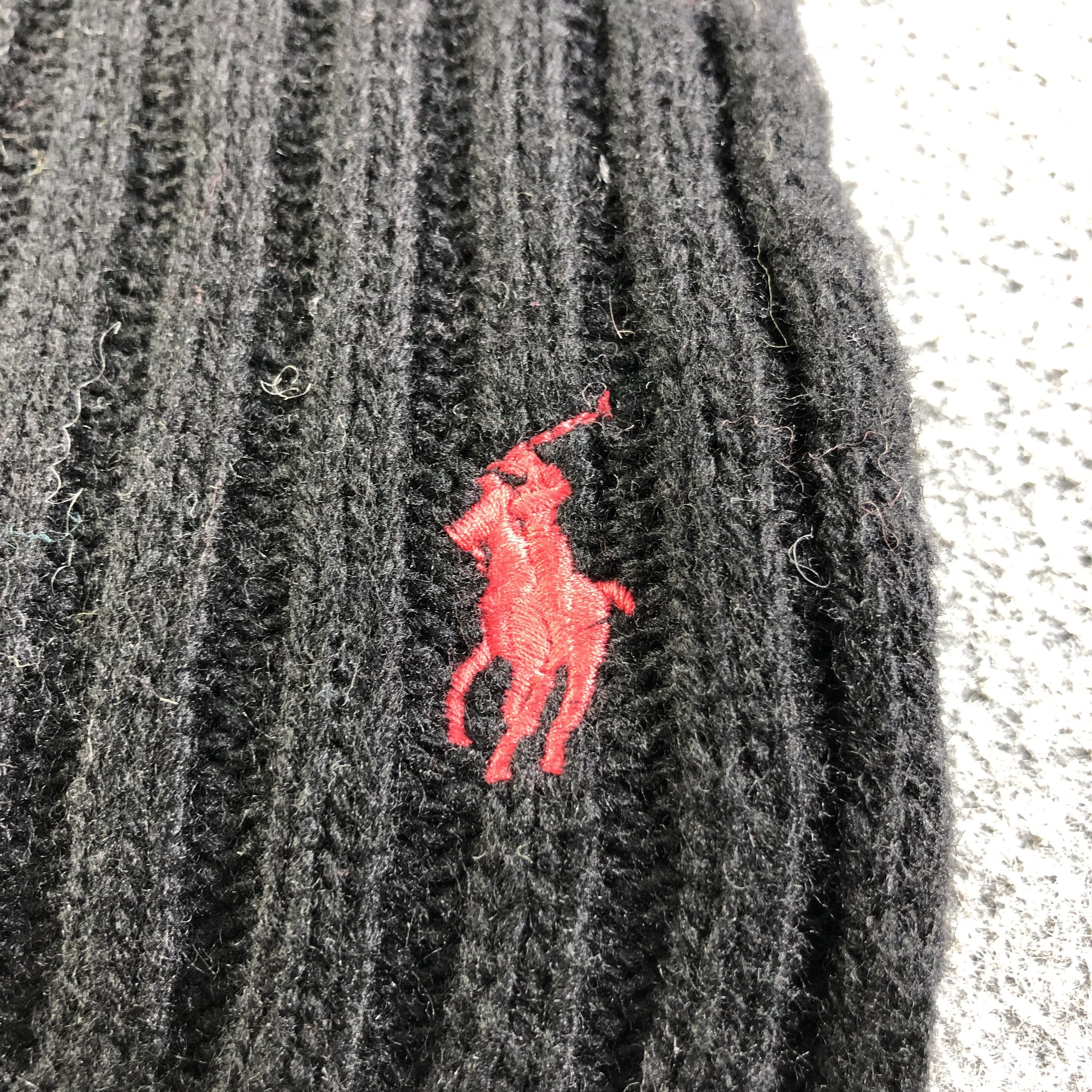 Polo Ralph Lauren Polo Ralph Lauren Pleated Wool Scarf Muffler Neckwear V2535 Size ONE SIZE - 4 Thumbnail