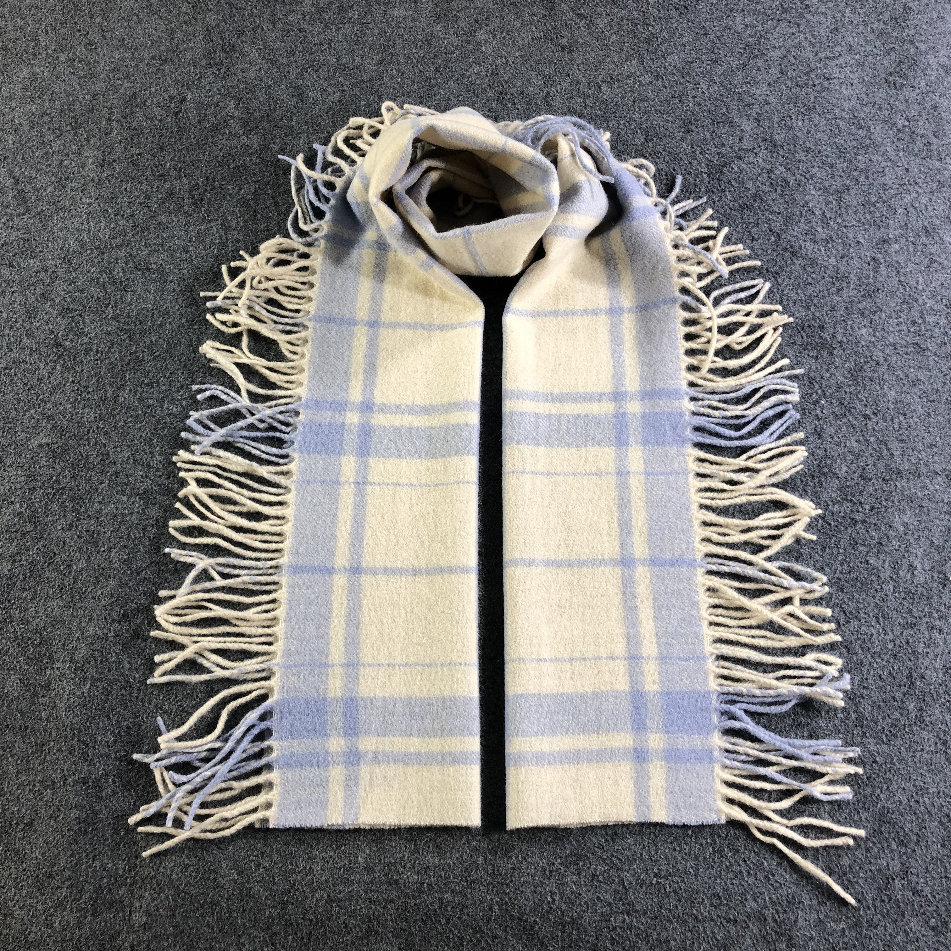 Banana Republic Banana Republic Tartan Wool Scarf Muffler Neckwear V2536 Size ONE SIZE - 1 Thumbnail