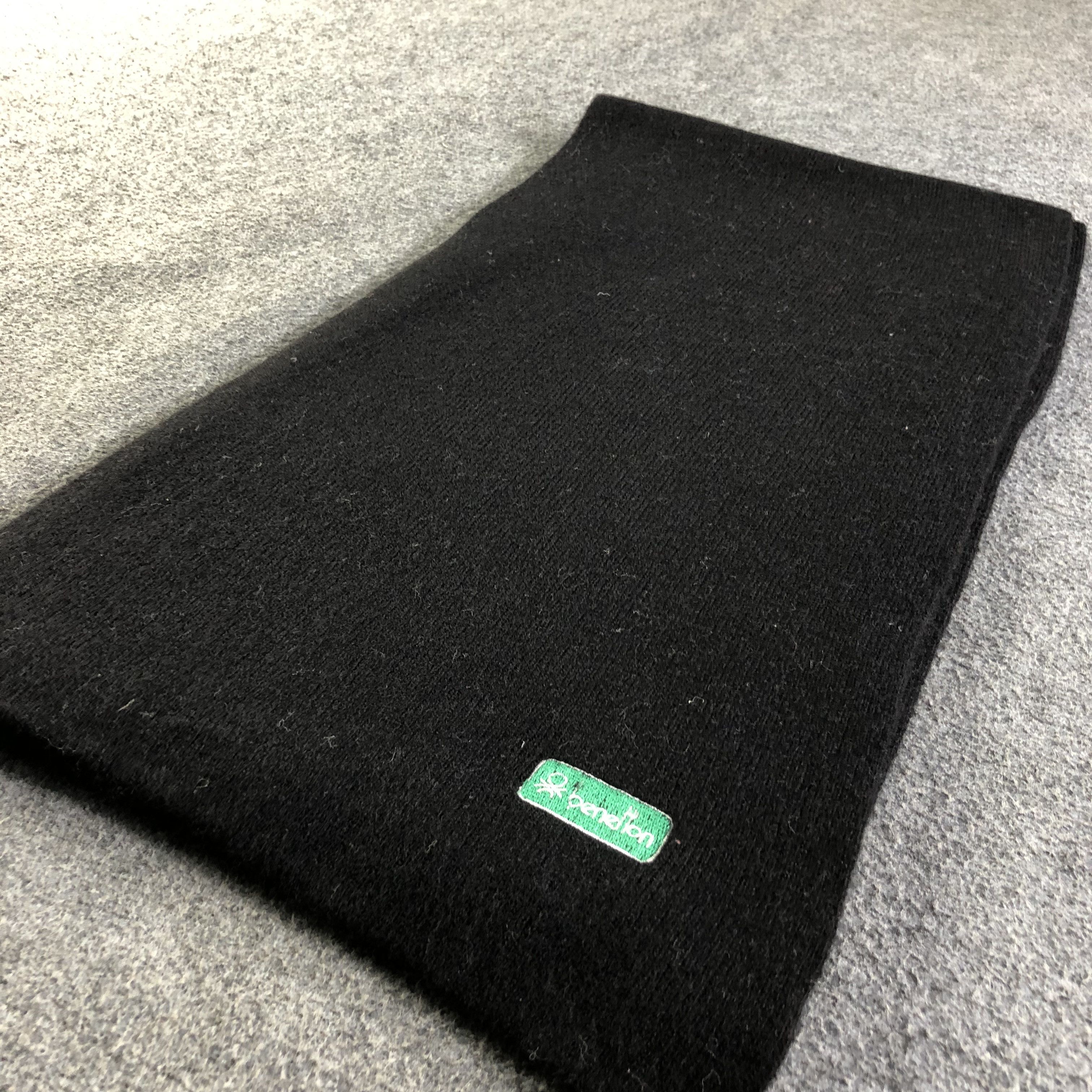 United Colors Of Benetton United Colors Of Benetton Wool Scarf Muffler Neckwear V2539 Size ONE SIZE - 3 Thumbnail