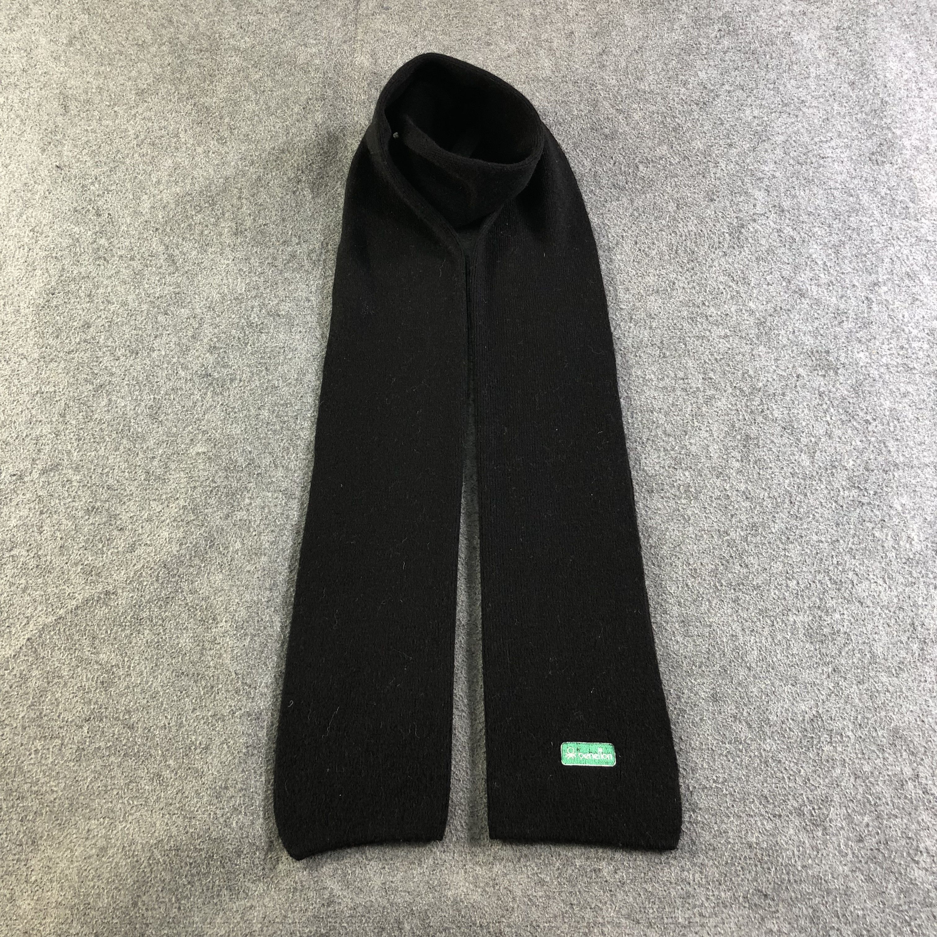 United Colors Of Benetton United Colors Of Benetton Wool Scarf Muffler Neckwear V2539 Size ONE SIZE - 1 Thumbnail