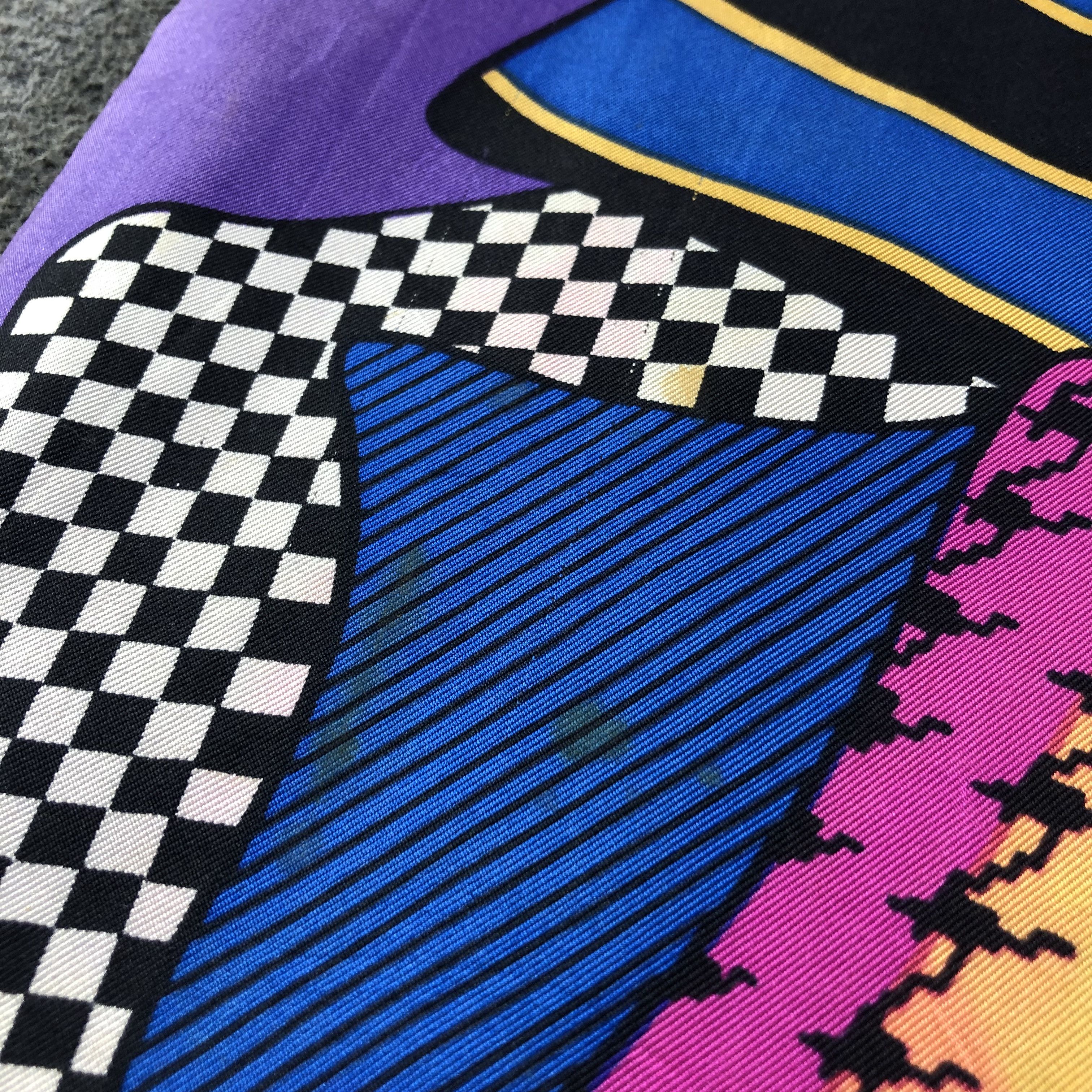 Moschino Moschino Silk/Wool Scarf Muffler Neckwear V2543 Size ONE SIZE - 9 Thumbnail