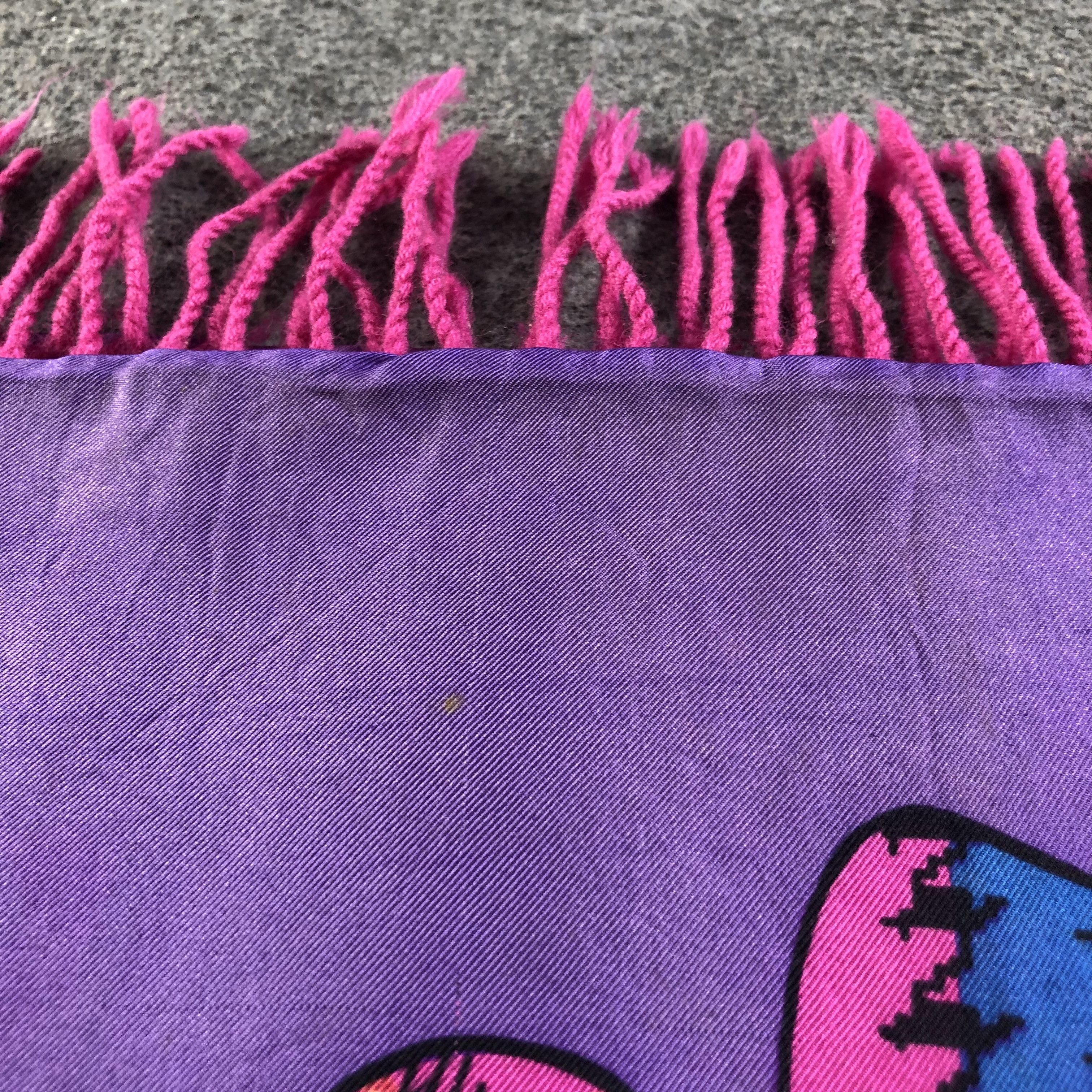 Moschino Moschino Silk/Wool Scarf Muffler Neckwear V2543 Size ONE SIZE - 17 Thumbnail