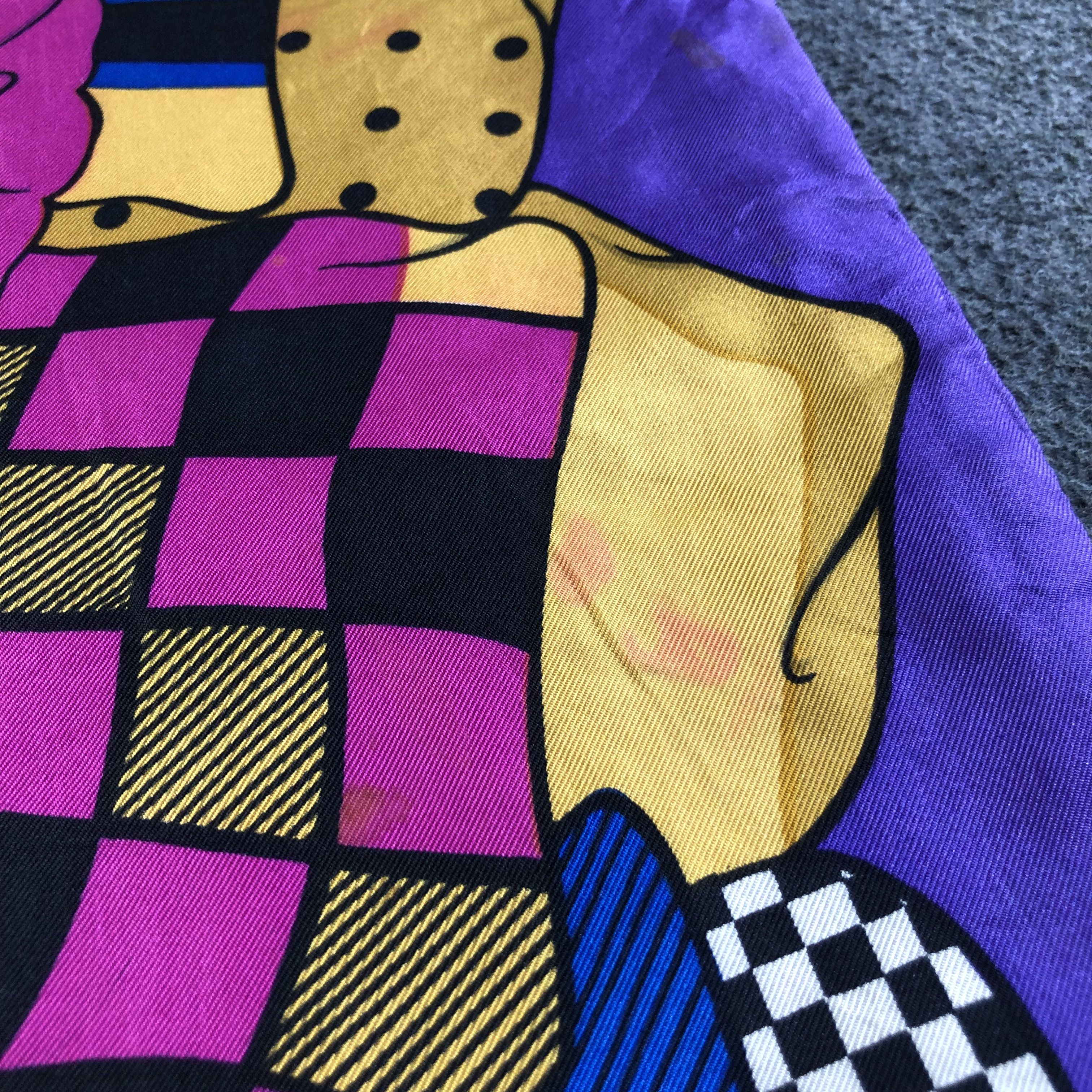 Moschino Moschino Silk/Wool Scarf Muffler Neckwear V2543 Size ONE SIZE - 14 Thumbnail