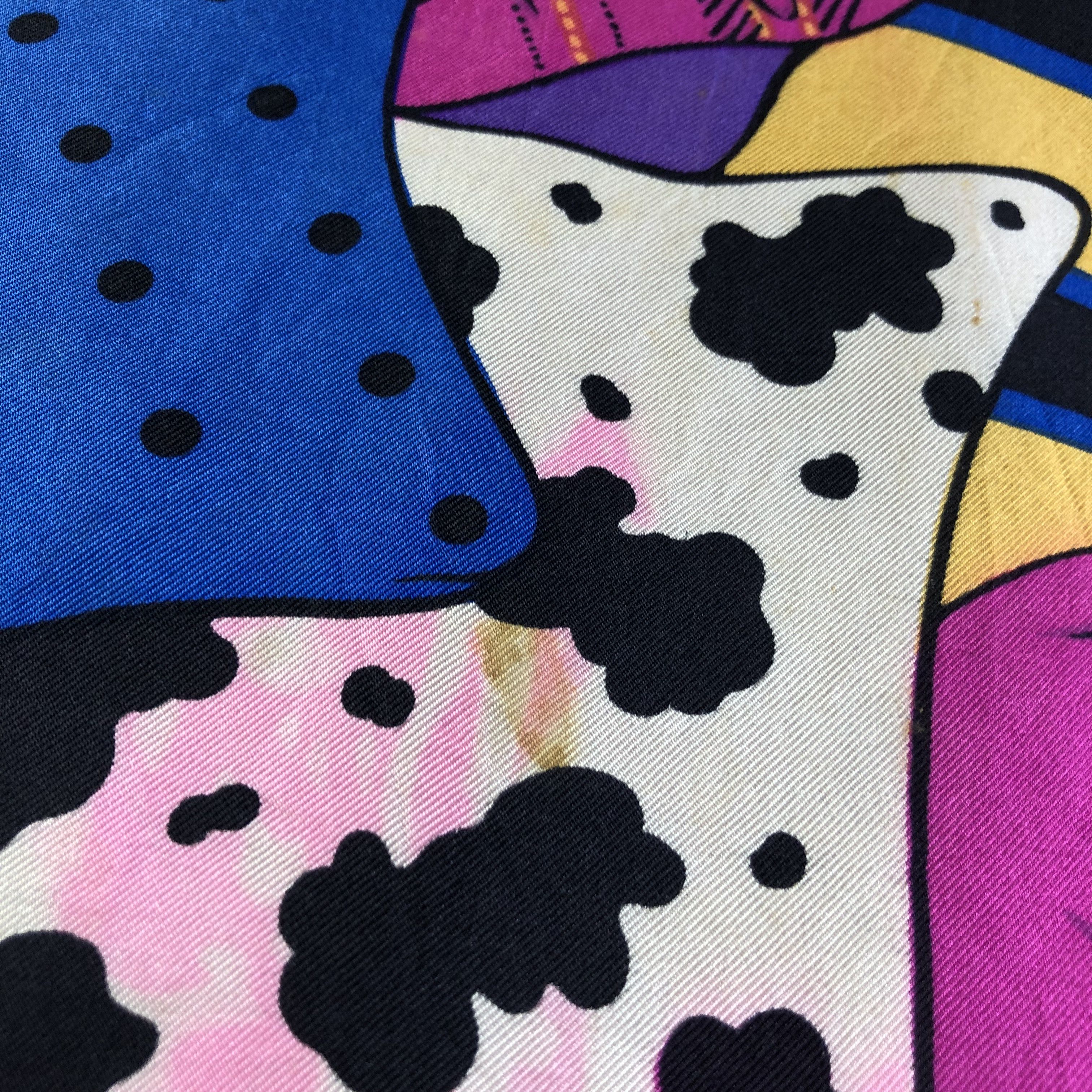 Moschino Moschino Silk/Wool Scarf Muffler Neckwear V2543 Size ONE SIZE - 16 Thumbnail